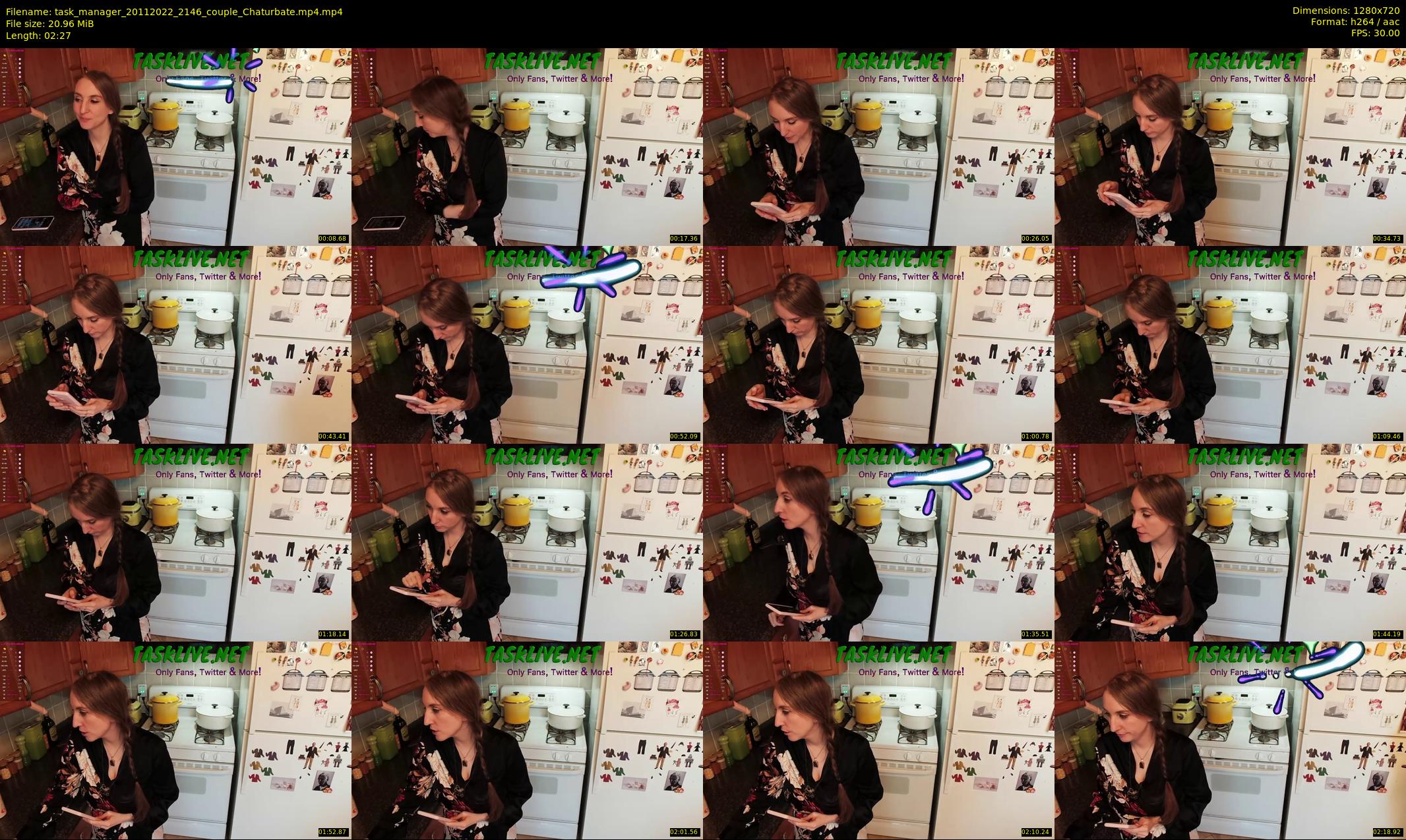 task_manager — 3 minute Chaturbate couple cam show recording, 720p, Nov 20, 2022