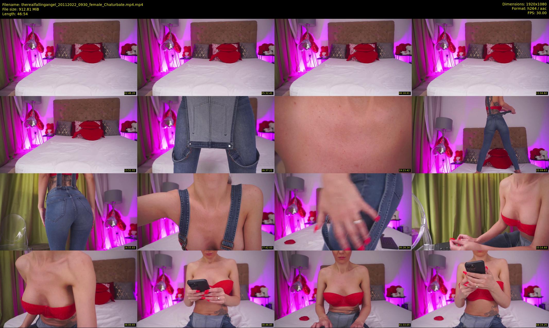 therealfallingangel — 47 minute Chaturbate female cam show recording, 1080p, Nov 20, 2022