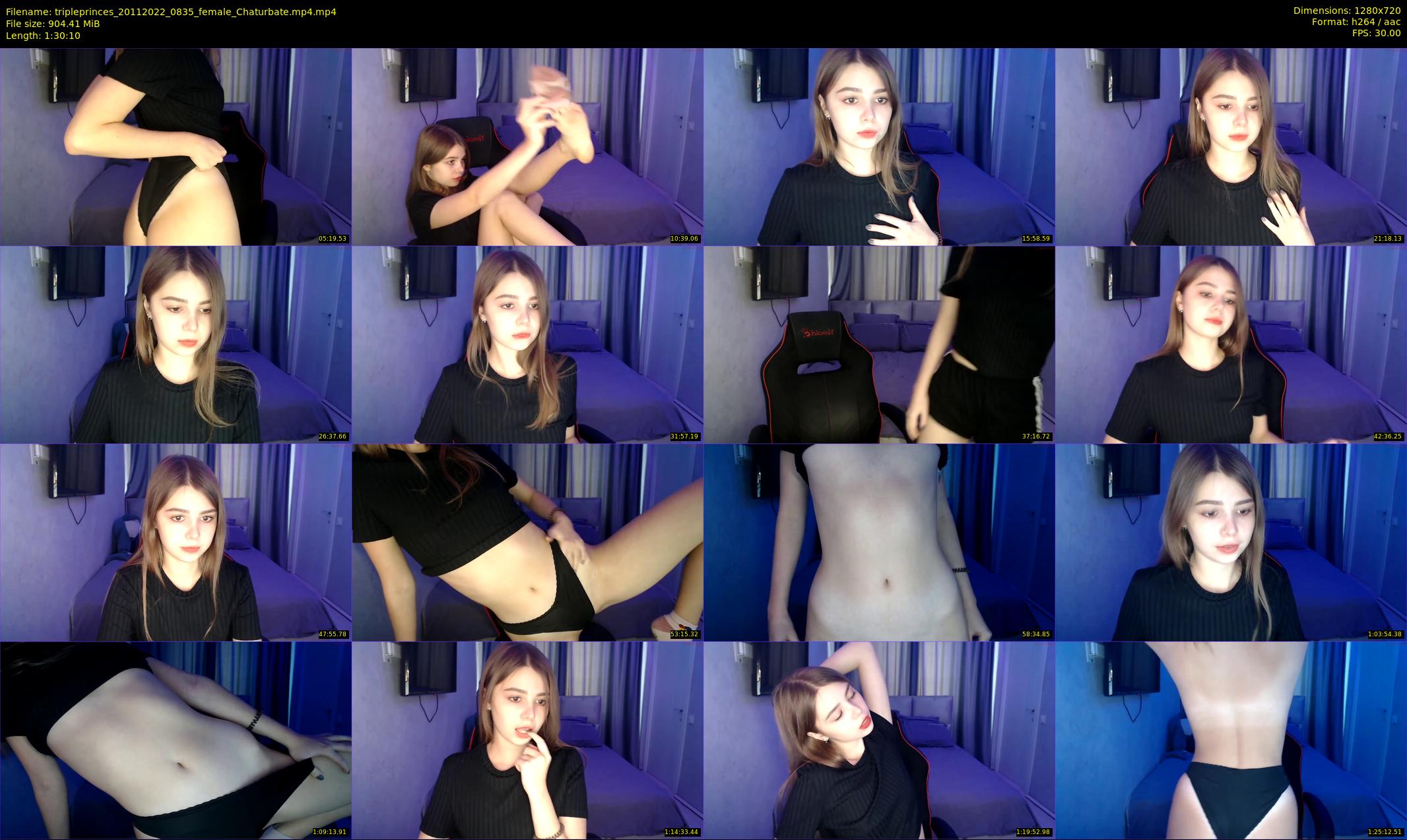 tripleprinces — 91 minute Chaturbate female cam show recording, 720p, Nov 20, 2022