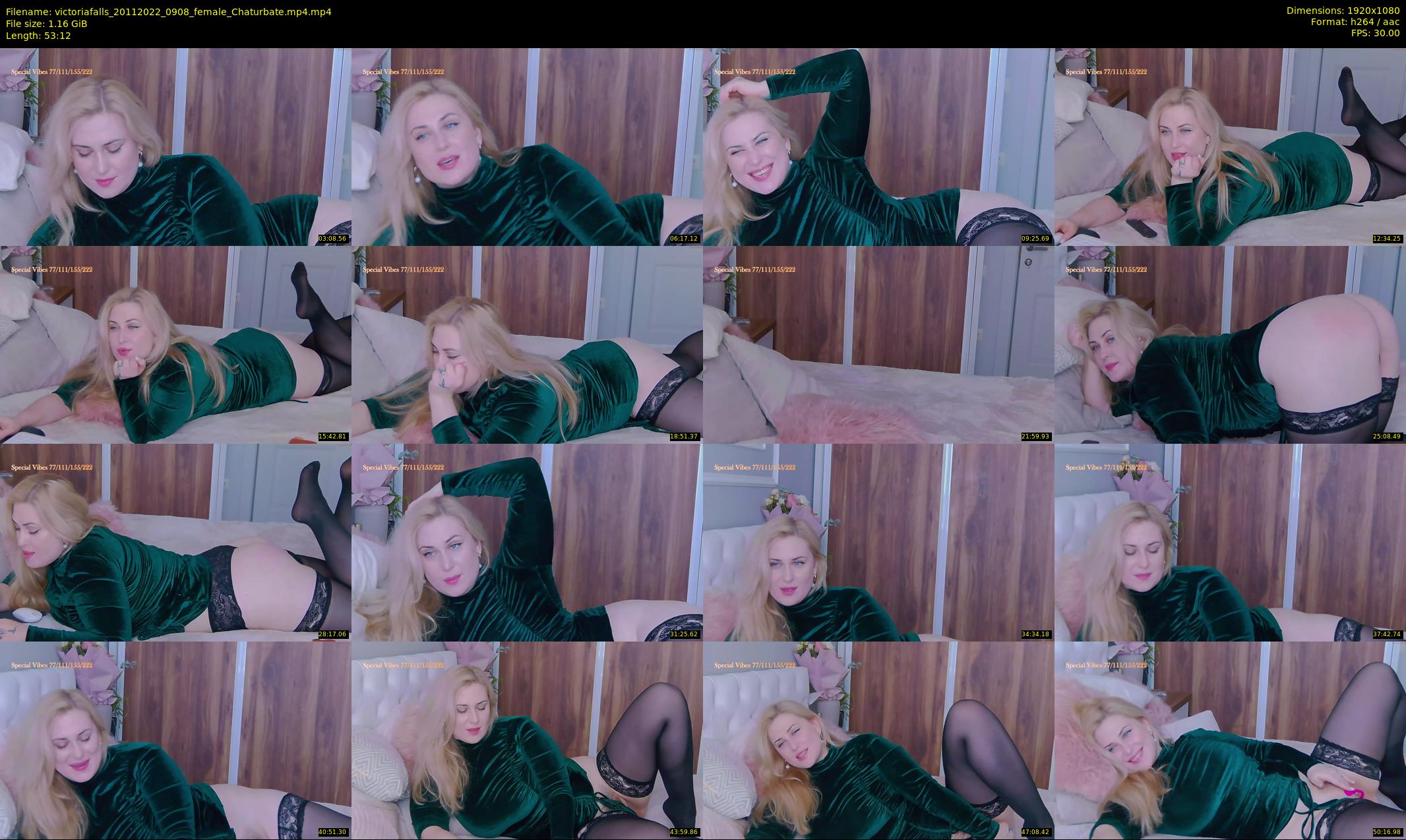 victoriafalls — 54 minute Chaturbate female cam show recording, 1080p, Nov 20, 2022