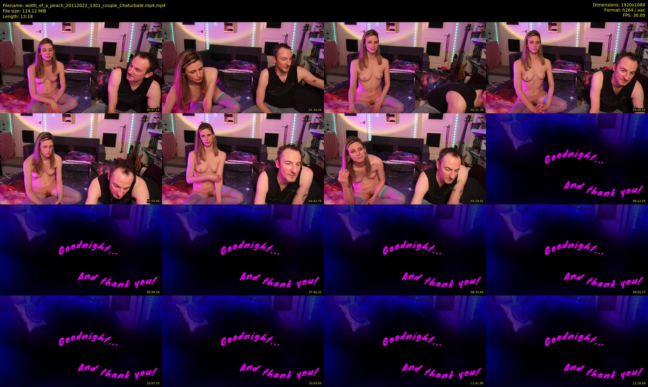 width_of_a_peach — 14 minute Chaturbate couple cam show recording, 1080p, Nov 20, 2022