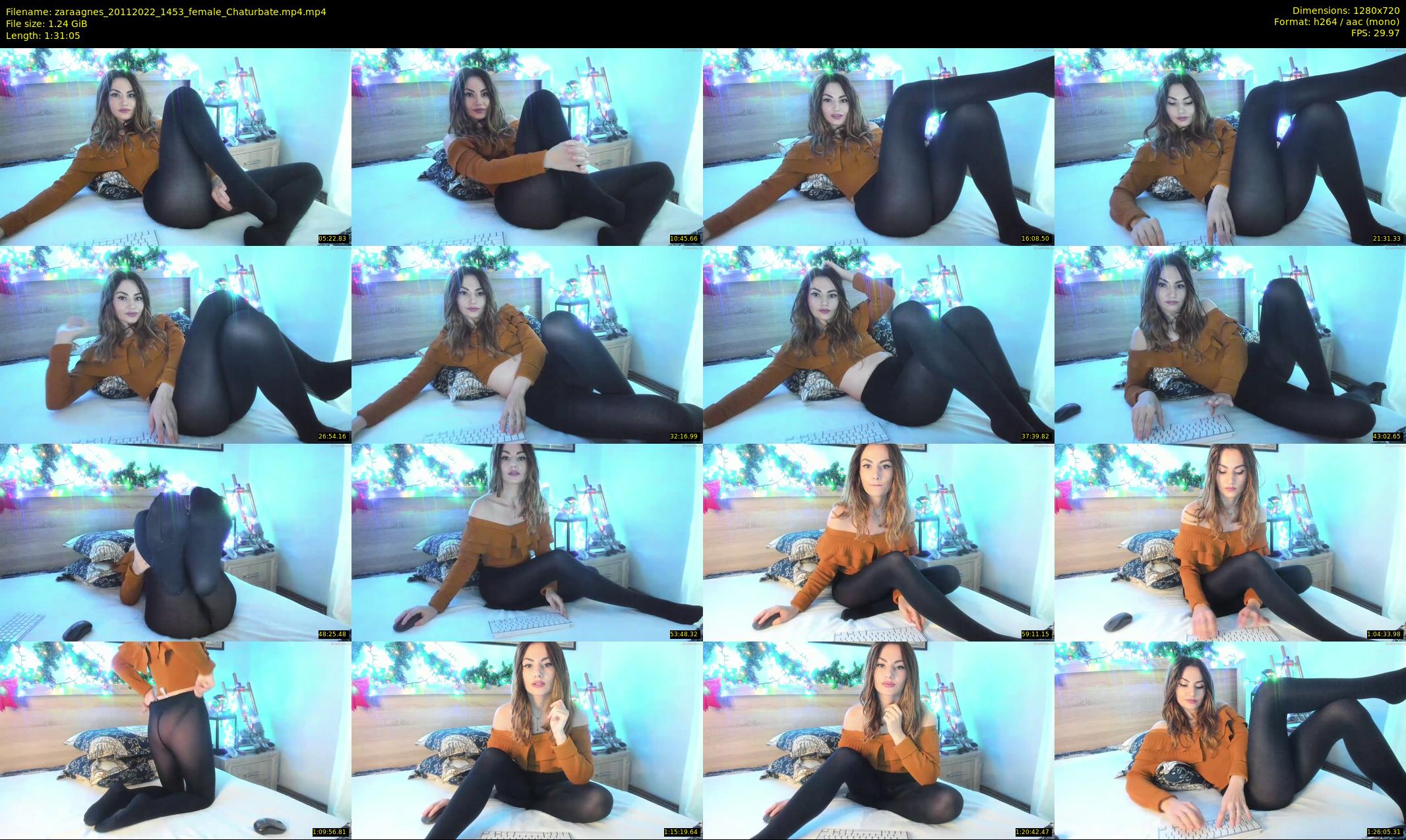 zaraagnes — 92 minute Chaturbate female cam show recording, 720p, Nov 20, 2022