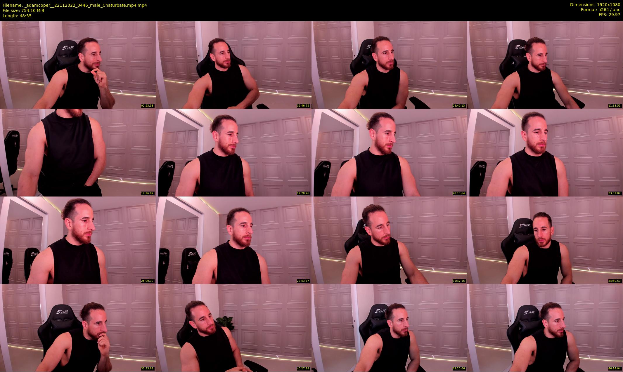 _adamcoper_ — 49 minute Chaturbate male cam show recording, 1080p, Nov 22, 2022