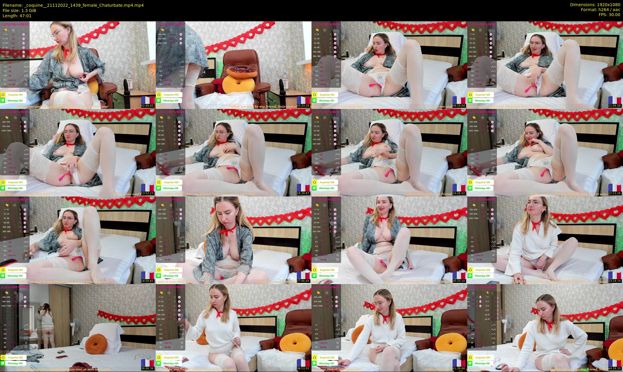 _coquine_ — 48 minute Chaturbate female cam show recording, 1080p, Nov 21, 2022