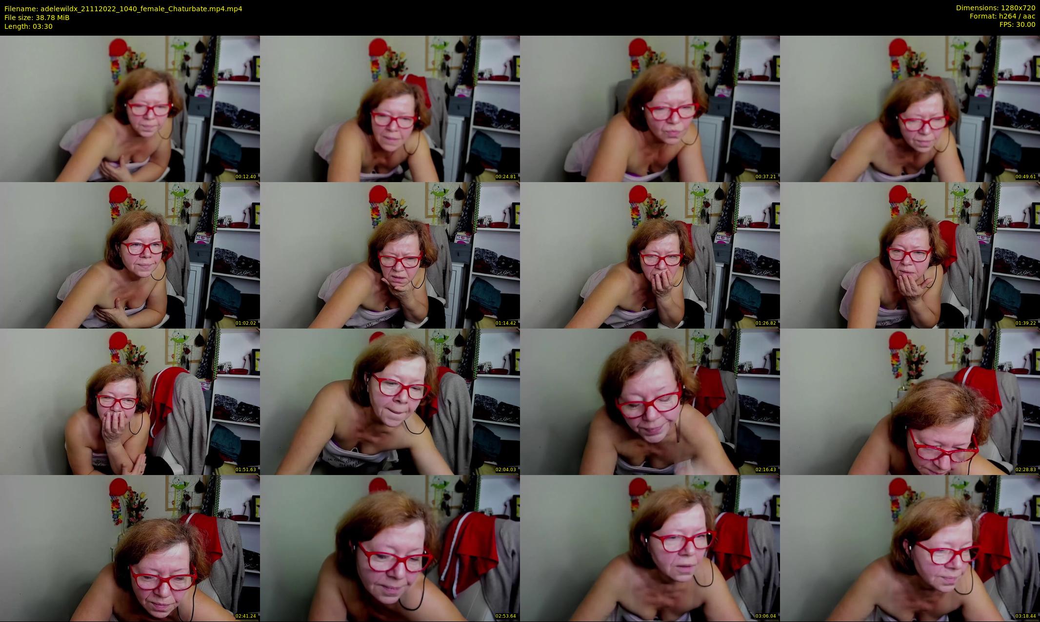 adelewildx — 4 minute Chaturbate female cam show recording, 720p, Nov 21, 2022