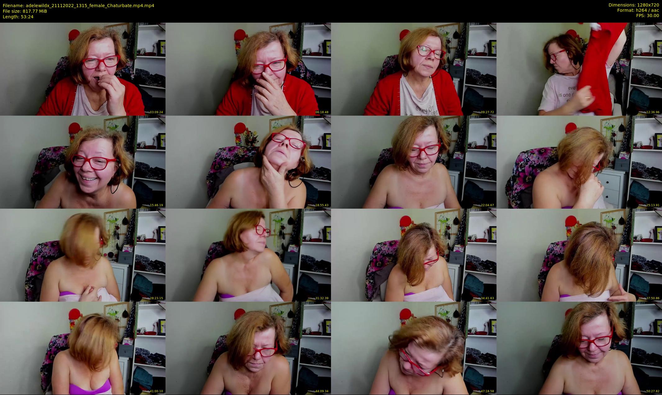 adelewildx — 54 minute Chaturbate female cam show recording, 720p, Nov 21, 2022