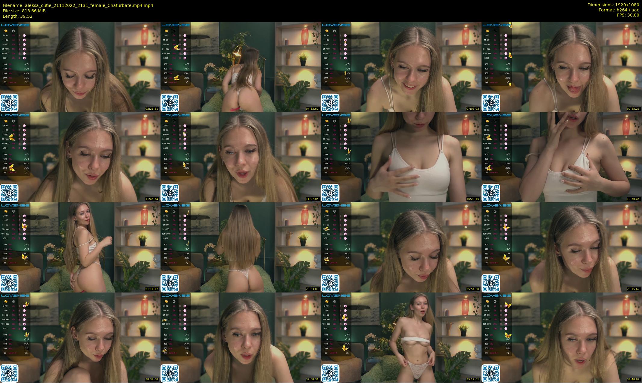 aleksa_cutie — 40 minute Chaturbate female cam show recording, 1080p, Nov 21, 2022