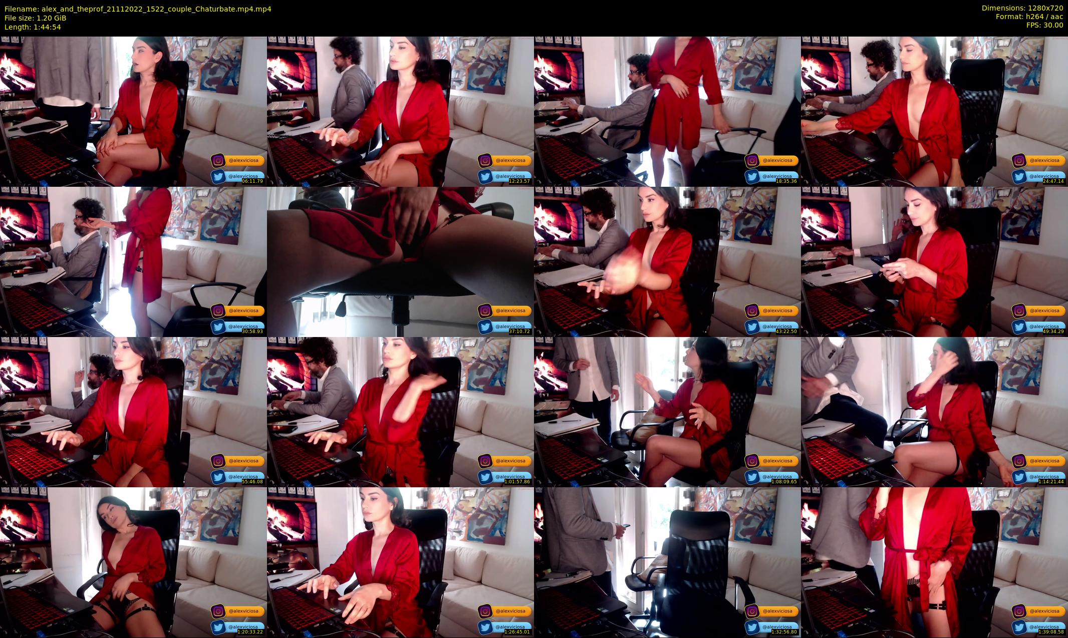 alex_and_theprof — 105 minute Chaturbate couple cam show recording, 720p, Nov 21, 2022