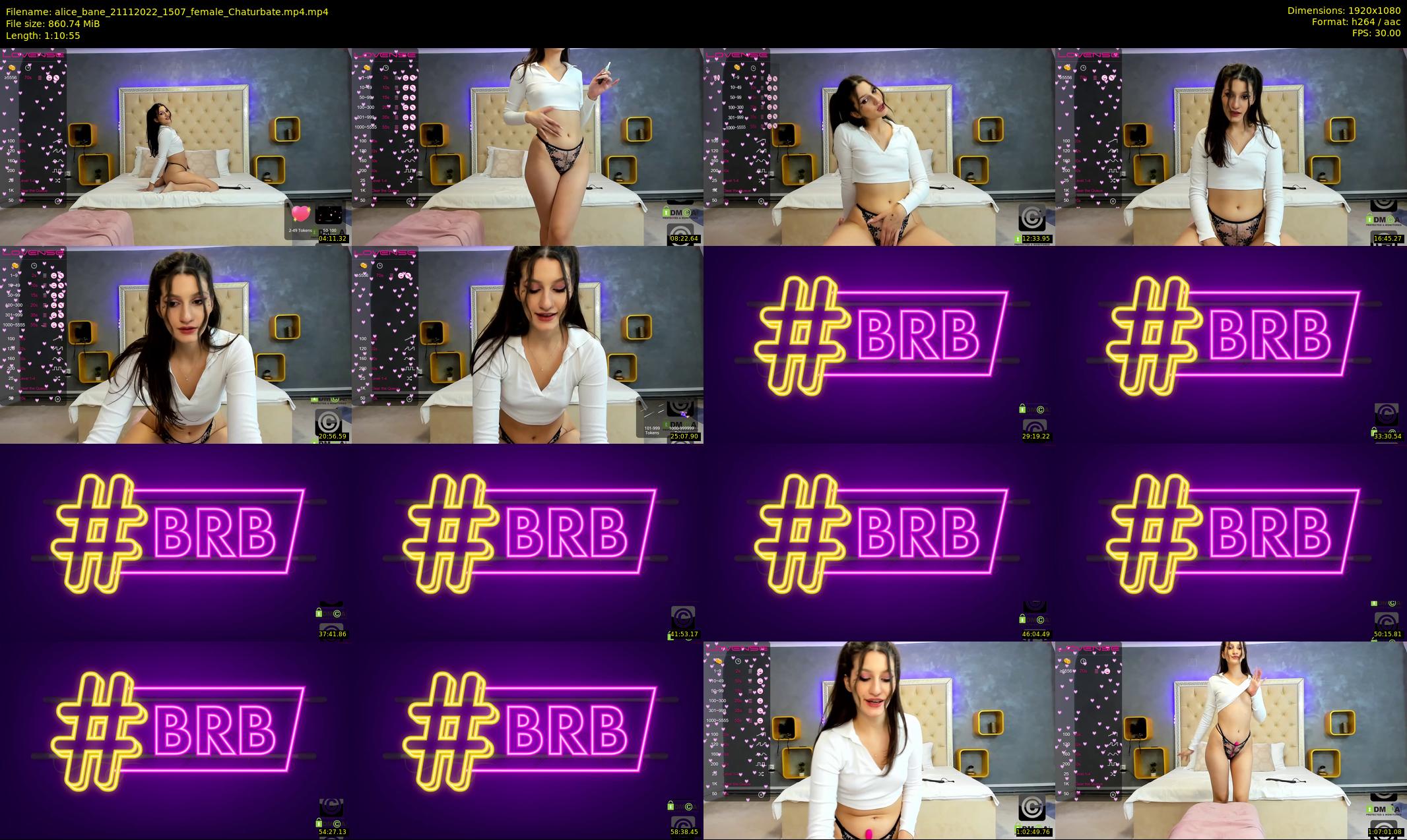 alice_bane — 71 minute Chaturbate female cam show recording, 1080p, Nov 21, 2022