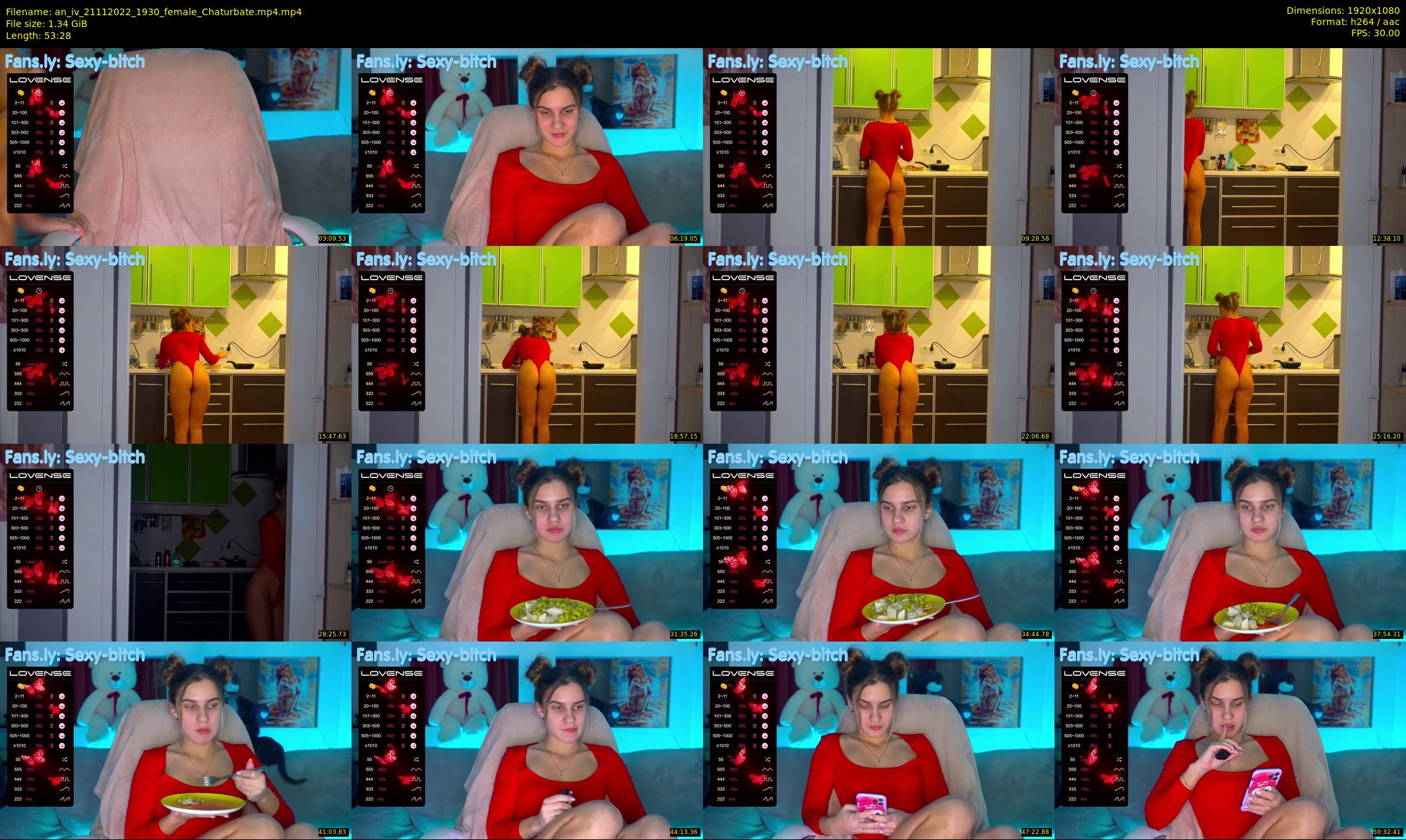 an_iv — 54 minute Chaturbate female cam show recording, 1080p, Nov 21, 2022
