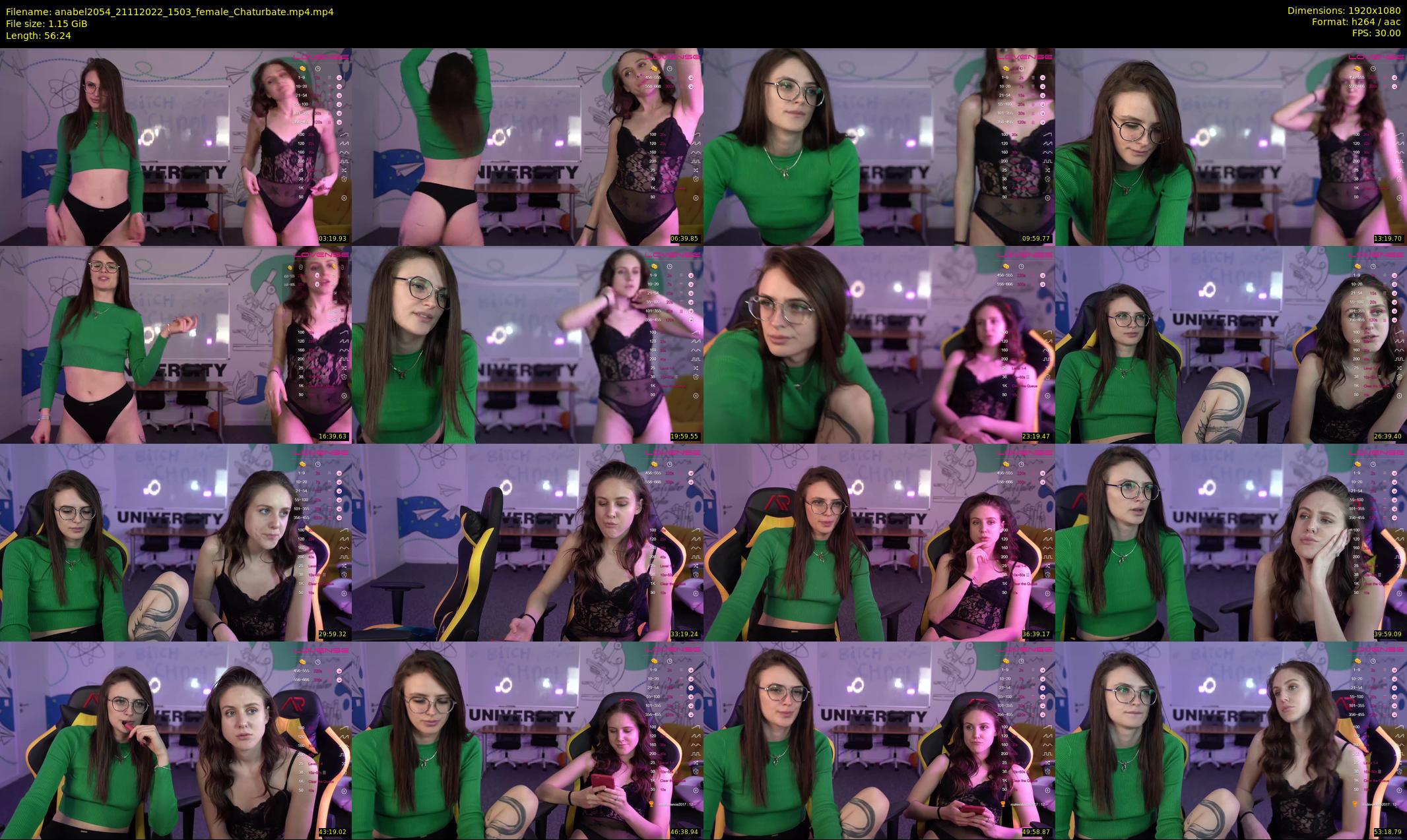 anabel2054 — 57 minute Chaturbate female cam show recording, 1080p, Nov 21, 2022