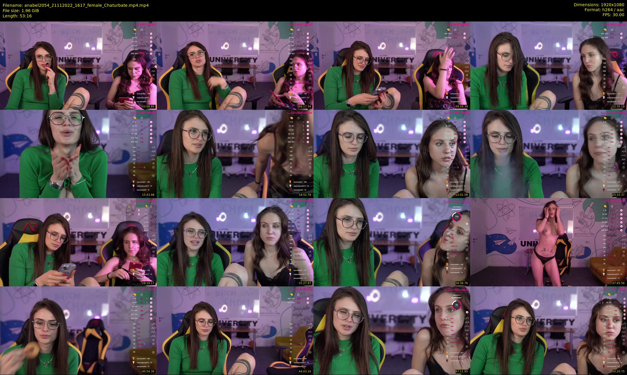 anabel2054 — 54 minute Chaturbate female cam show recording, 1080p, Nov 21, 2022
