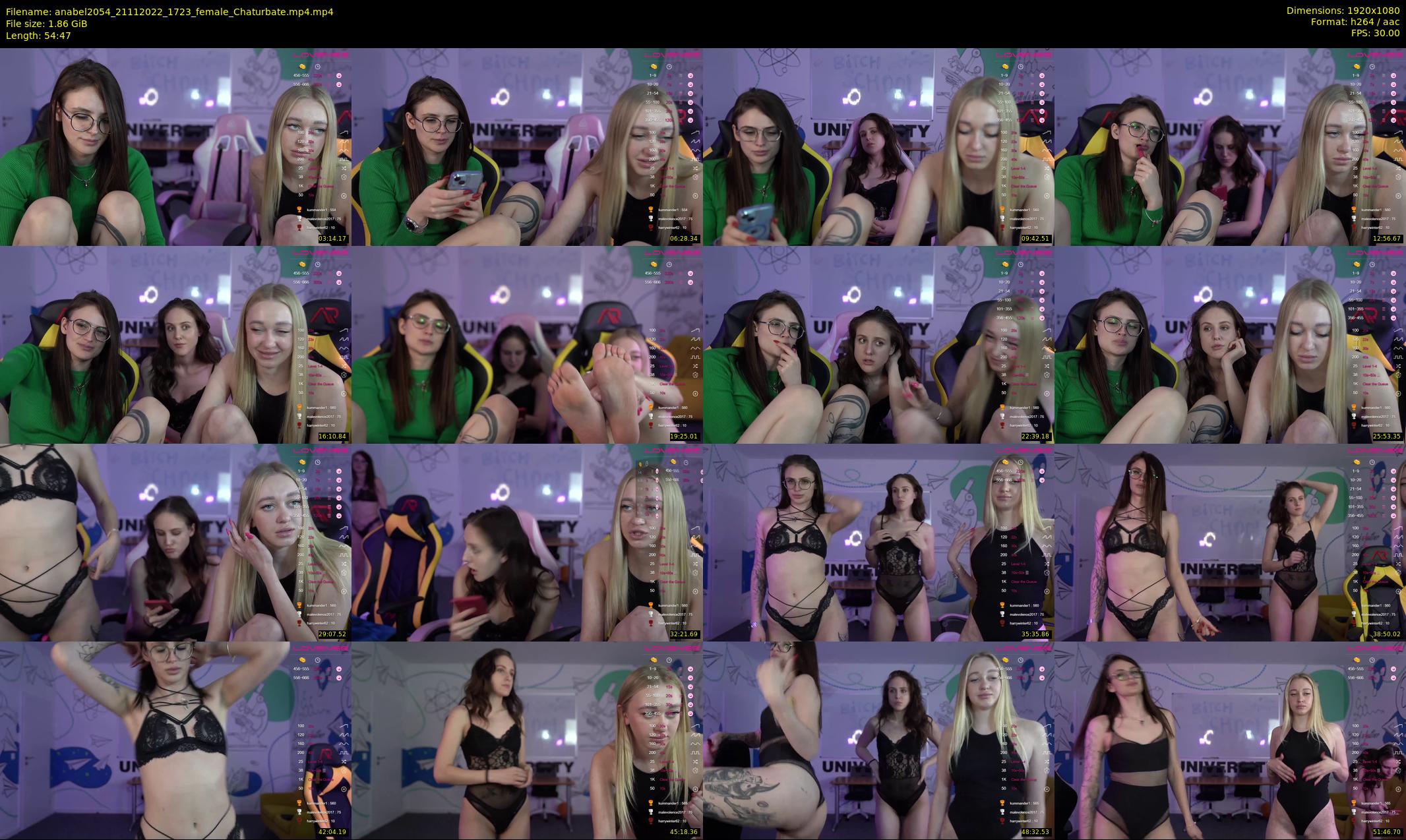 anabel2054 — 55 minute Chaturbate female cam show recording, 1080p, Nov 21, 2022