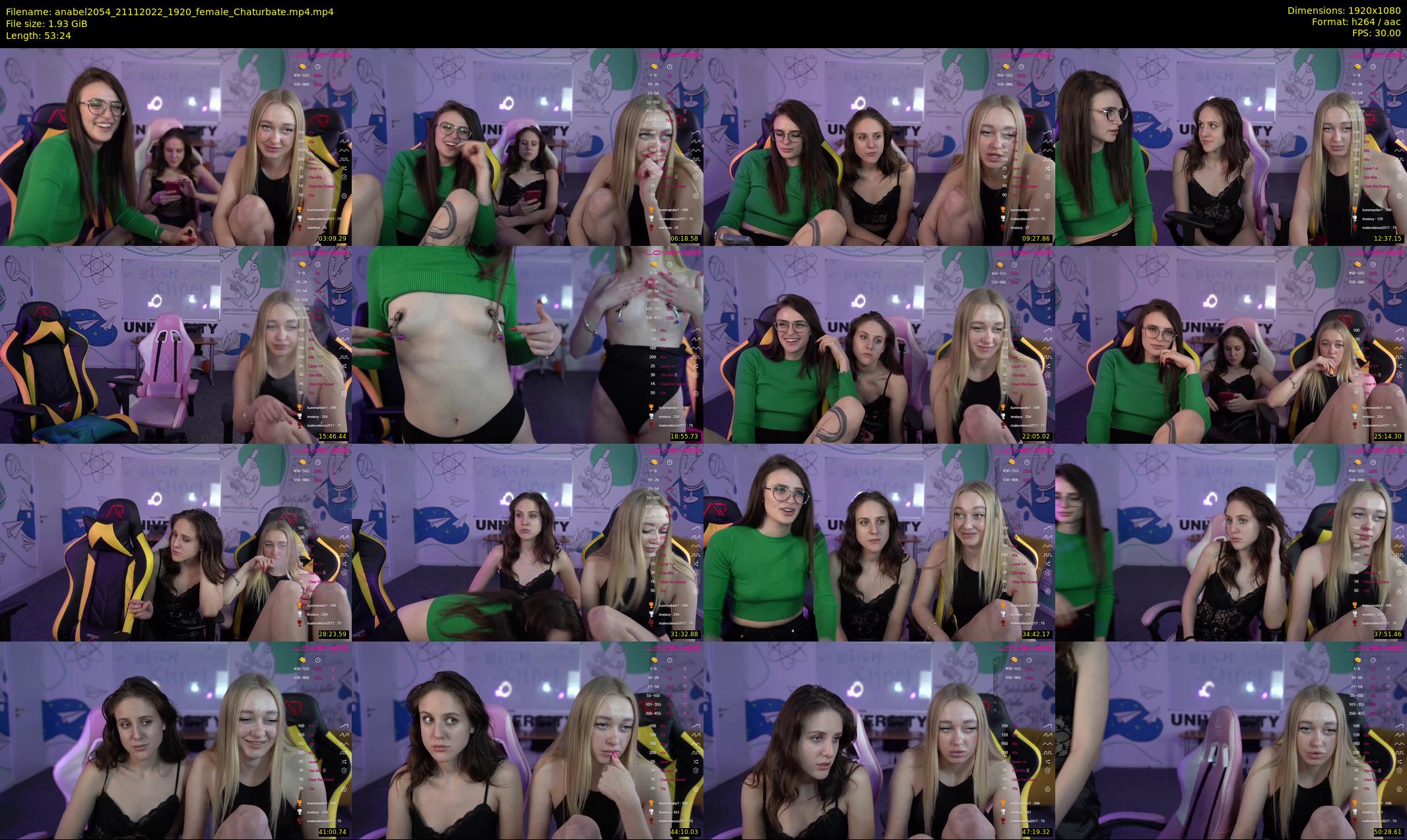 anabel2054 — 54 minute Chaturbate female cam show recording, 1080p, Nov 21, 2022