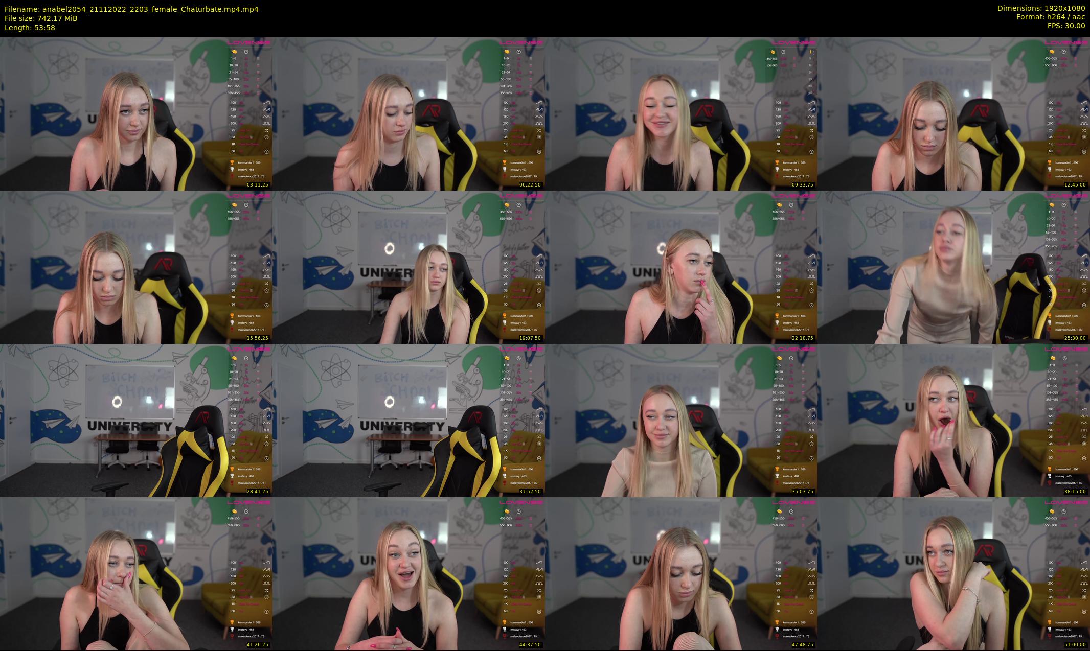 anabel2054 — 54 minute Chaturbate female cam show recording, 1080p, Nov 21, 2022