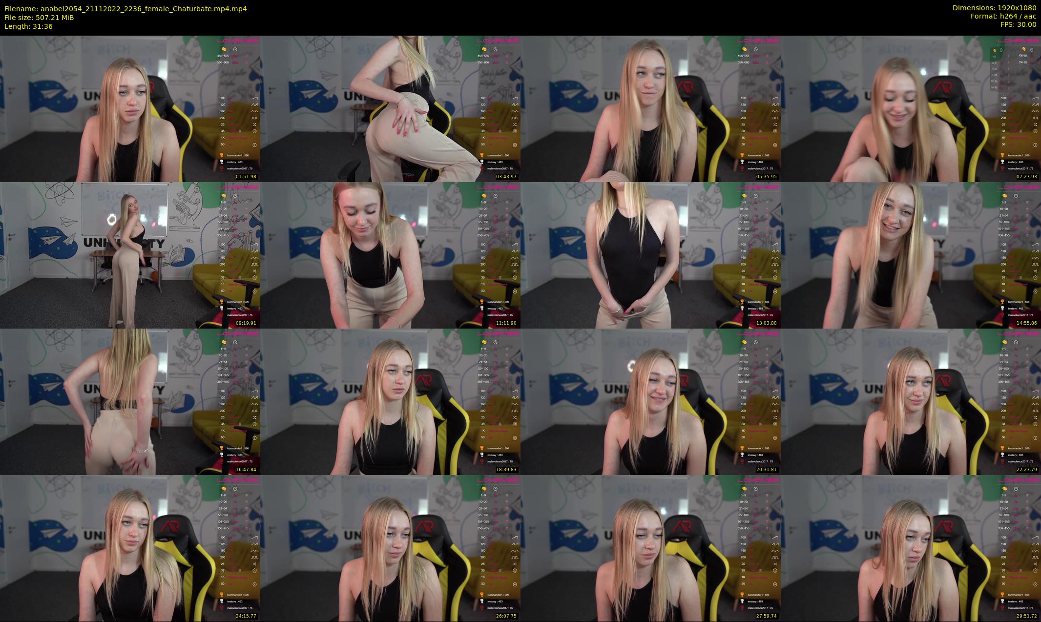 anabel2054 — 32 minute Chaturbate female cam show recording, 1080p, Nov 21, 2022