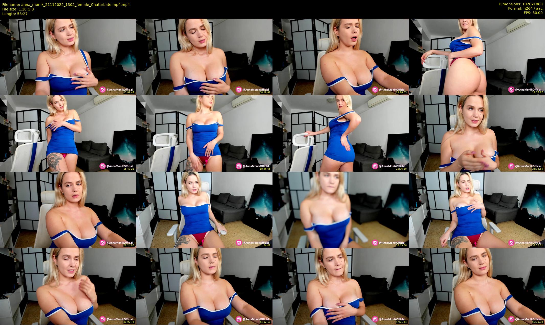 anna_monik — 54 minute Chaturbate couple cam show recording, 1080p, Nov 21, 2022