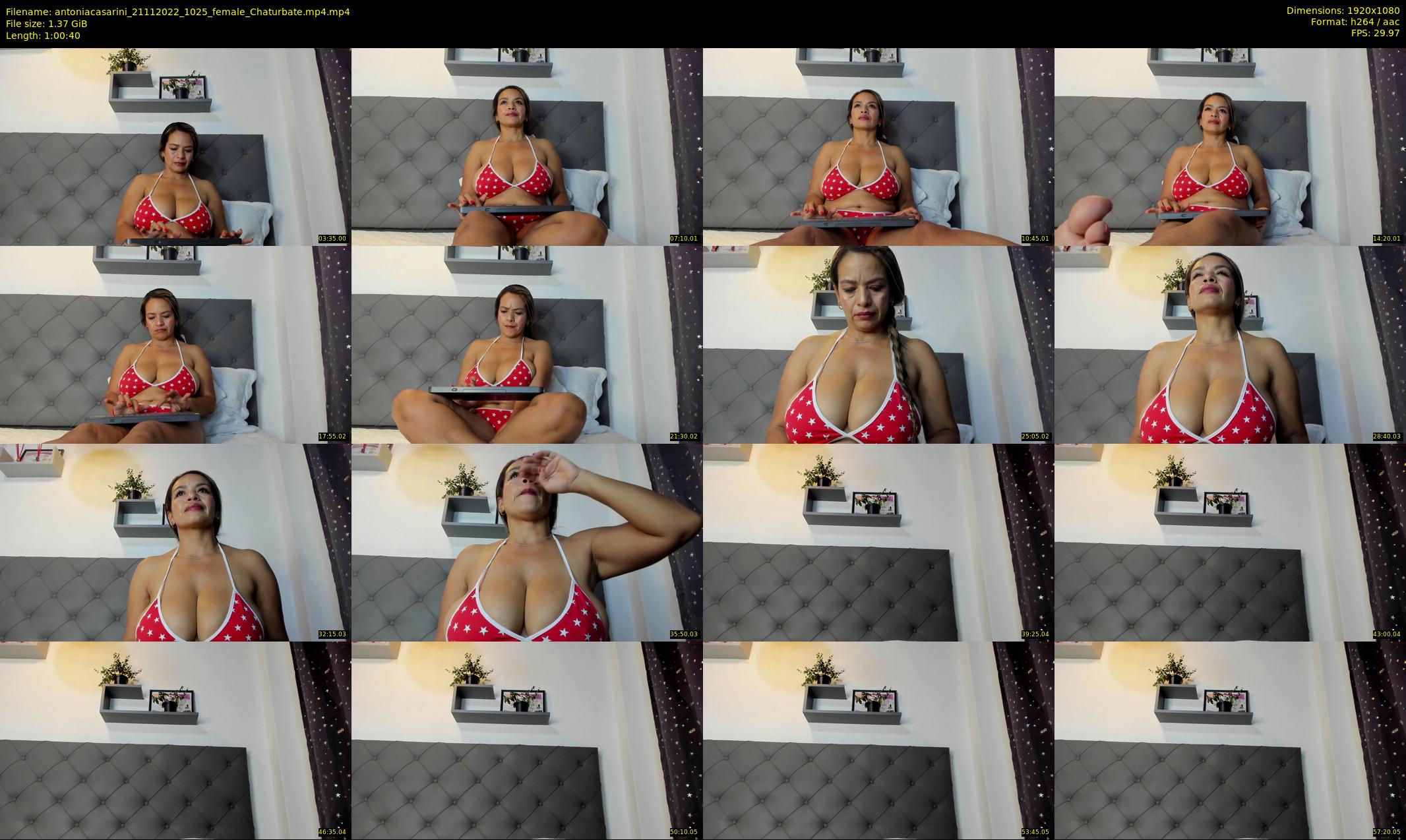 antoniacasarini — 61 minute Chaturbate female cam show recording, 1080p, Nov 21, 2022