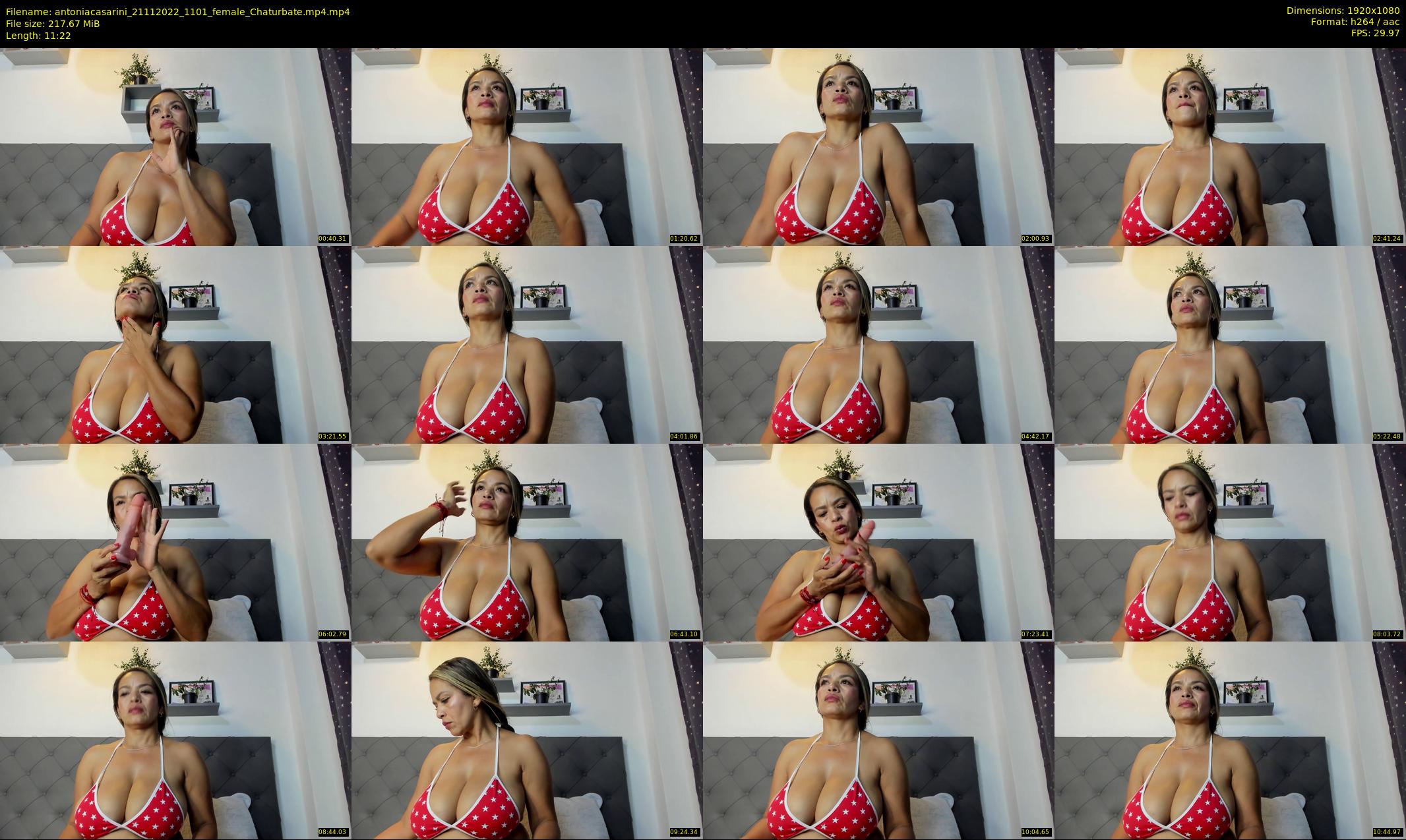 antoniacasarini — 12 minute Chaturbate female cam show recording, 1080p, Nov 21, 2022