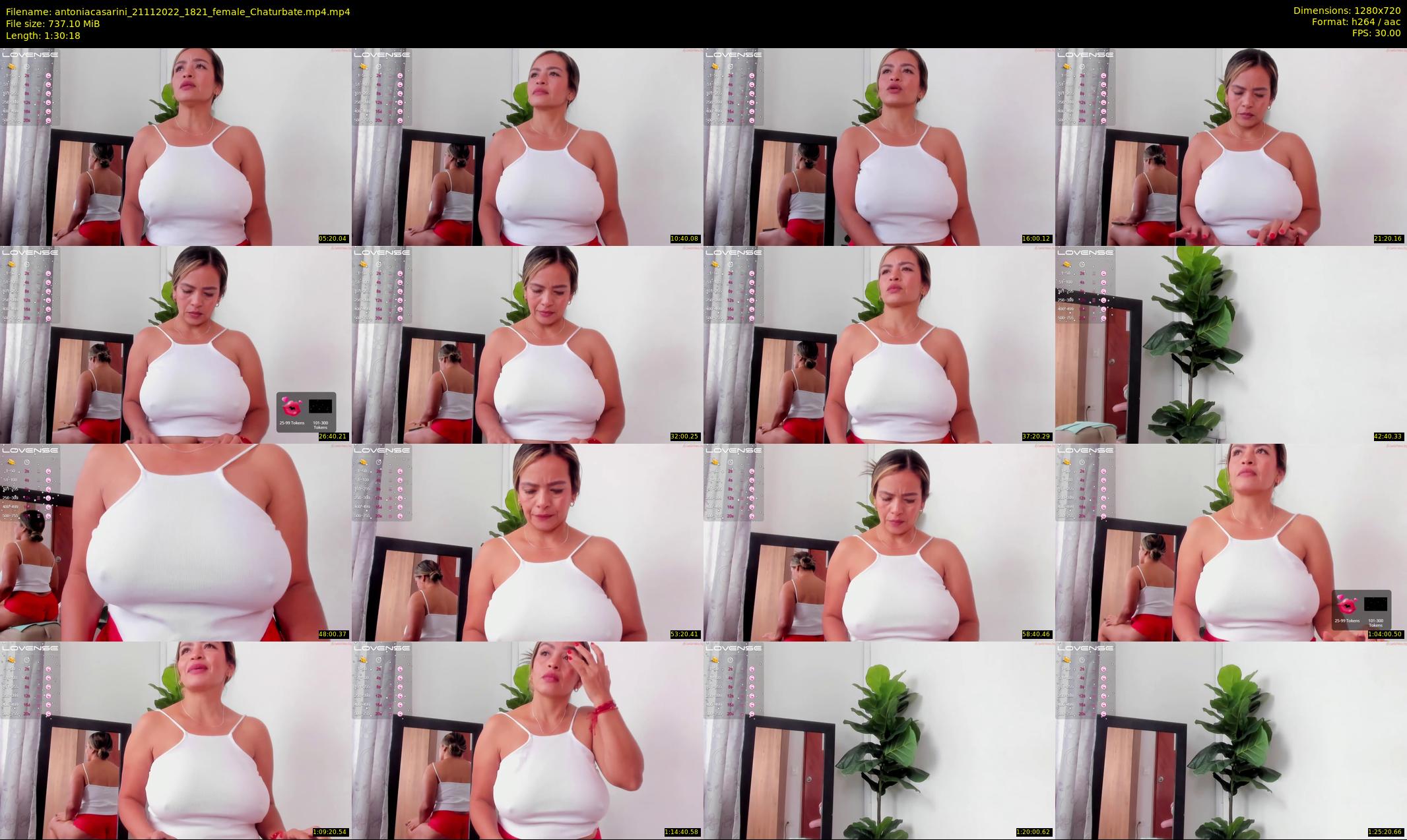 antoniacasarini — 91 minute Chaturbate female cam show recording, 720p, Nov 21, 2022