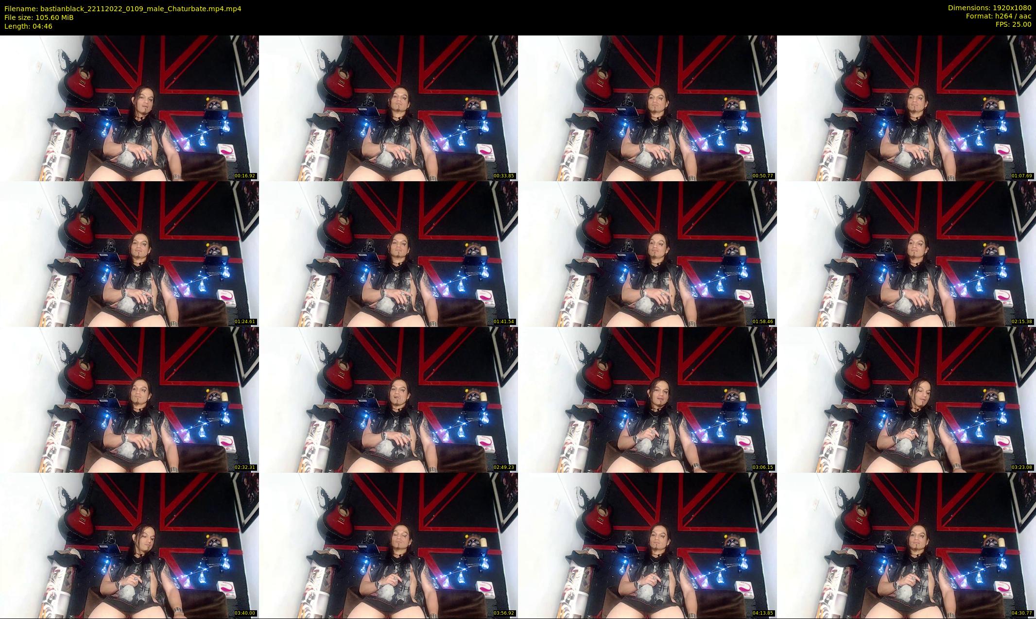 bastianblack — 5 minute Chaturbate male cam show recording, 1080p, Nov 22, 2022