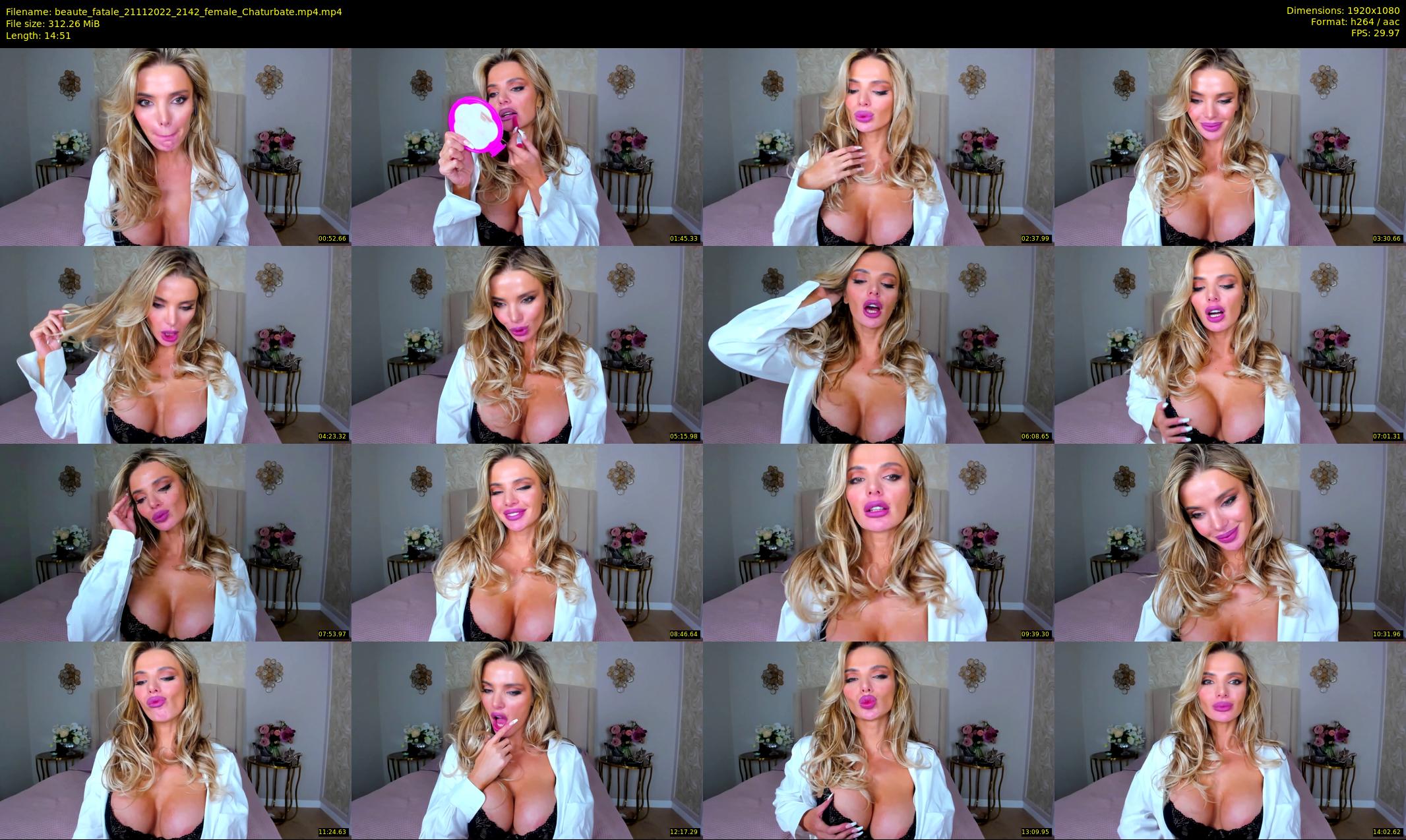 beaute_fatale — 15 minute Chaturbate female cam show recording, 1080p, Nov 21, 2022