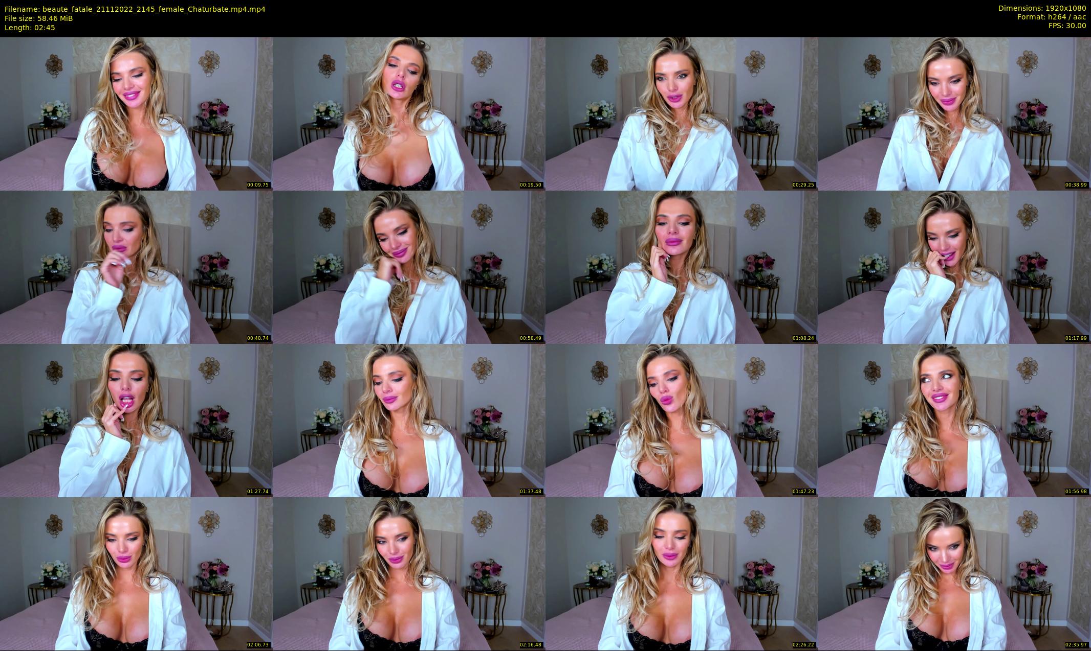 beaute_fatale — 3 minute Chaturbate female cam show recording, 1080p, Nov 21, 2022