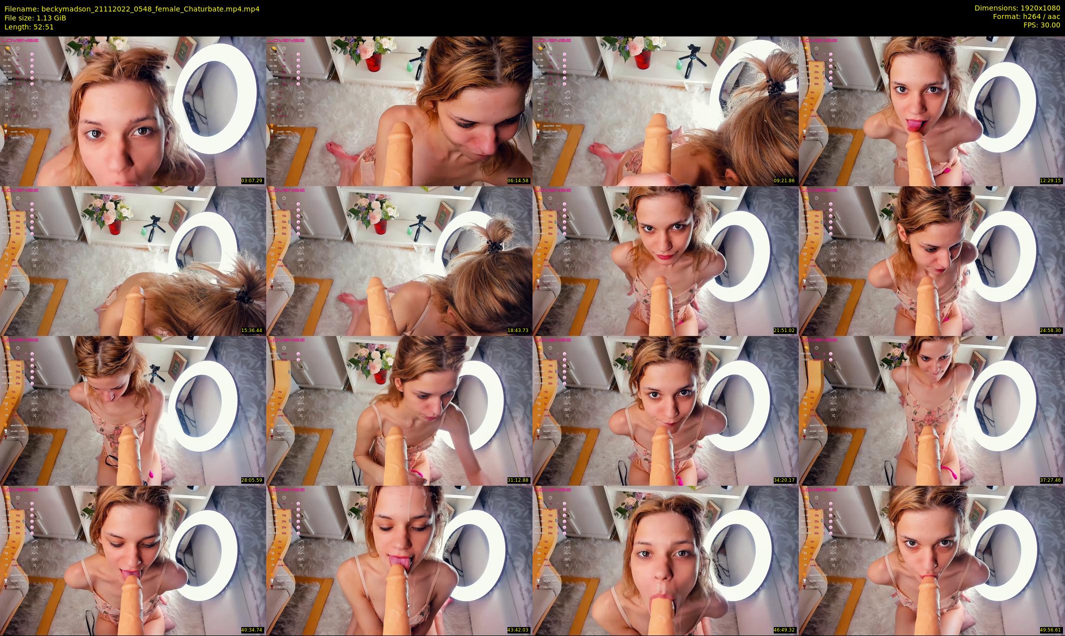 beckymadson — 53 minute Chaturbate female cam show recording, 1080p, Nov 21, 2022