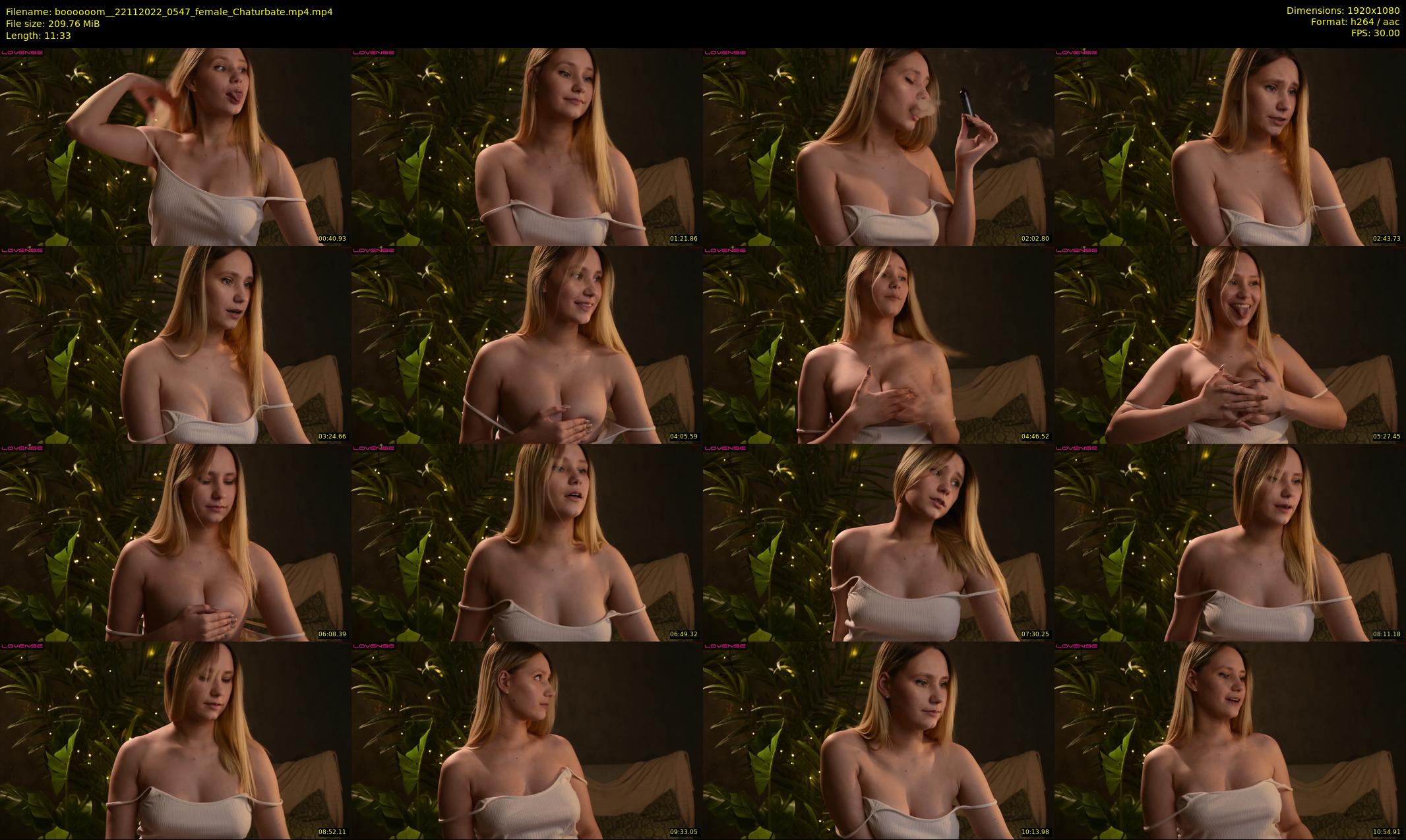 boooooom_ — 12 minute Chaturbate female cam show recording, 1080p, Nov 22, 2022