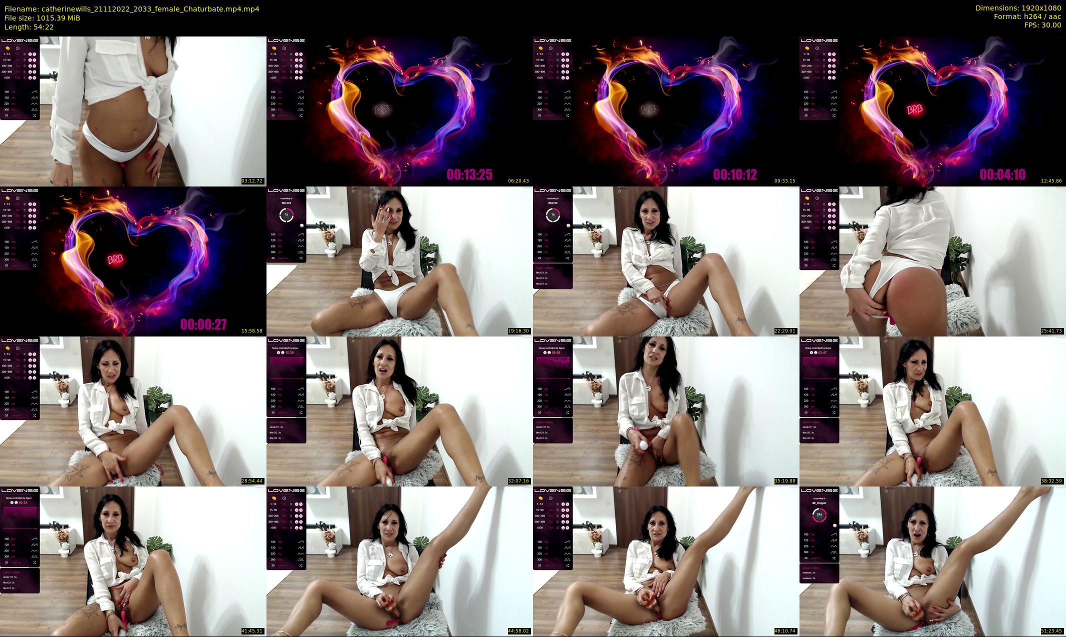 catherinewills — 55 minute Chaturbate female cam show recording, 1080p, Nov 21, 2022