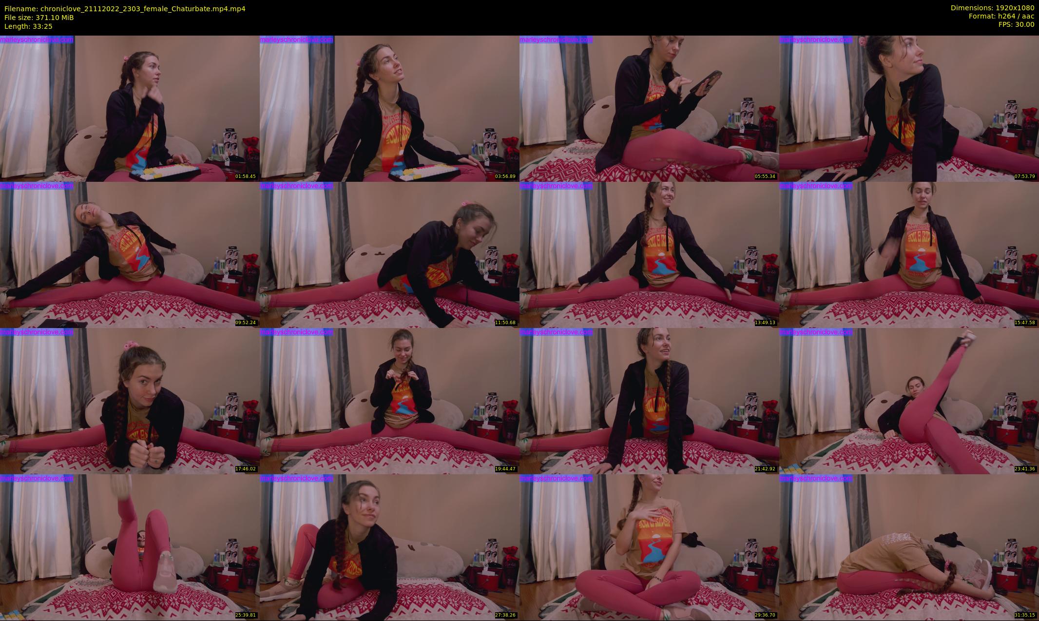 chroniclove — 34 minute Chaturbate female cam show recording, 1080p, Nov 21, 2022