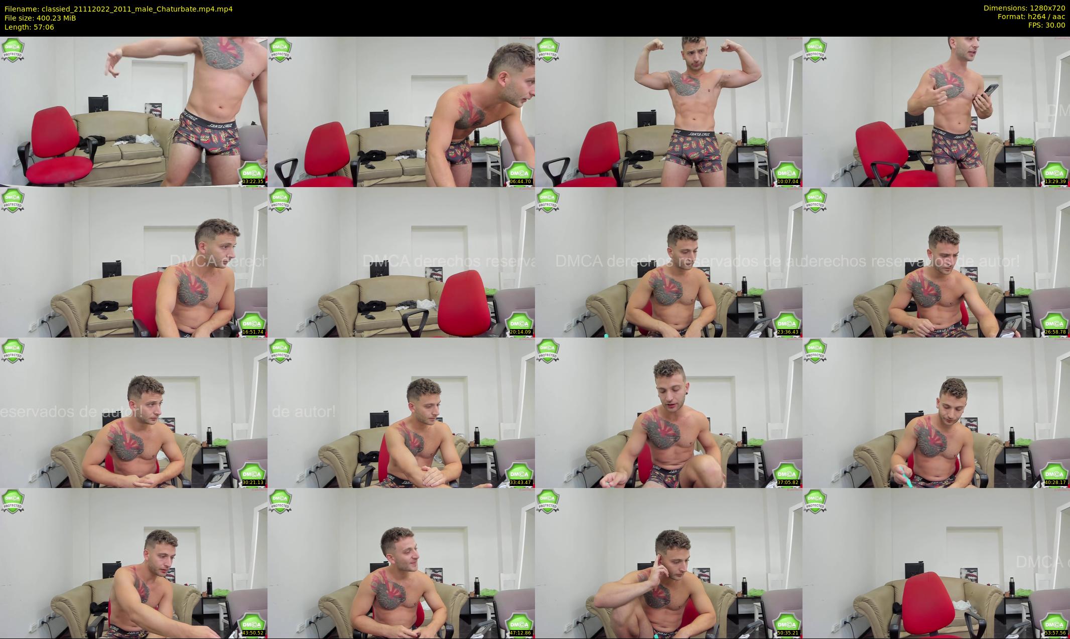classied — 58 minute Chaturbate male cam show recording, 720p, Nov 21, 2022