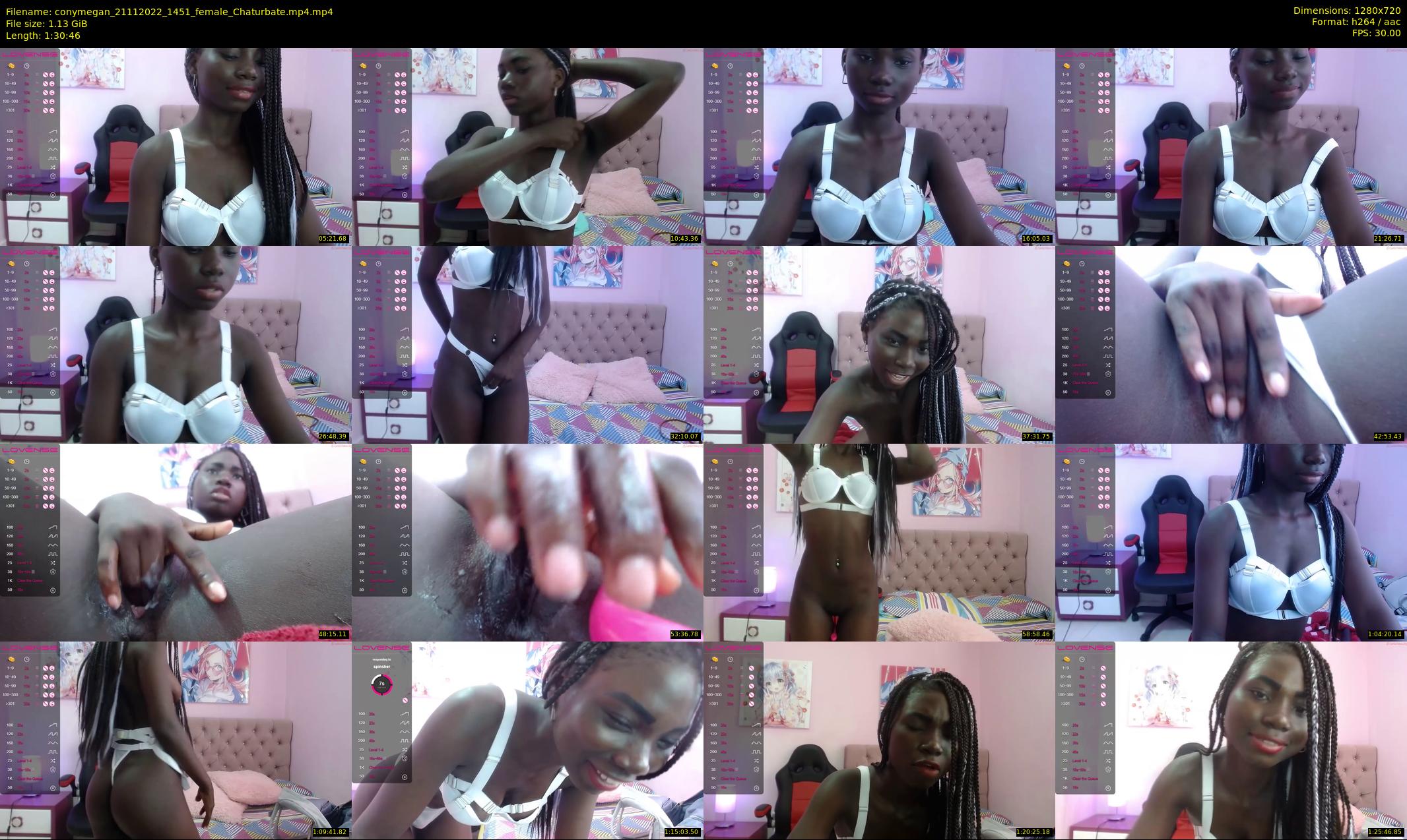 conymegan — 91 minute Chaturbate female cam show recording, 720p, Nov 21, 2022