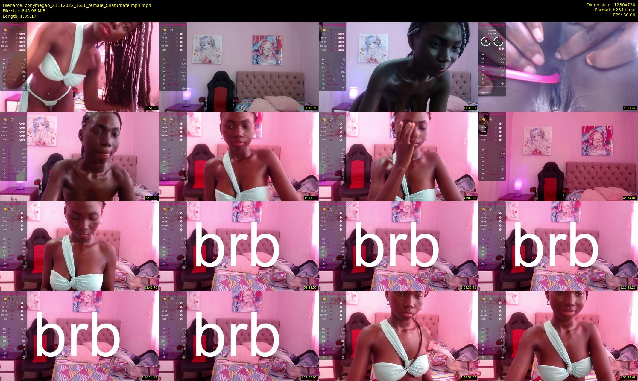 conymegan — 100 minute Chaturbate female cam show recording, 720p, Nov 21, 2022
