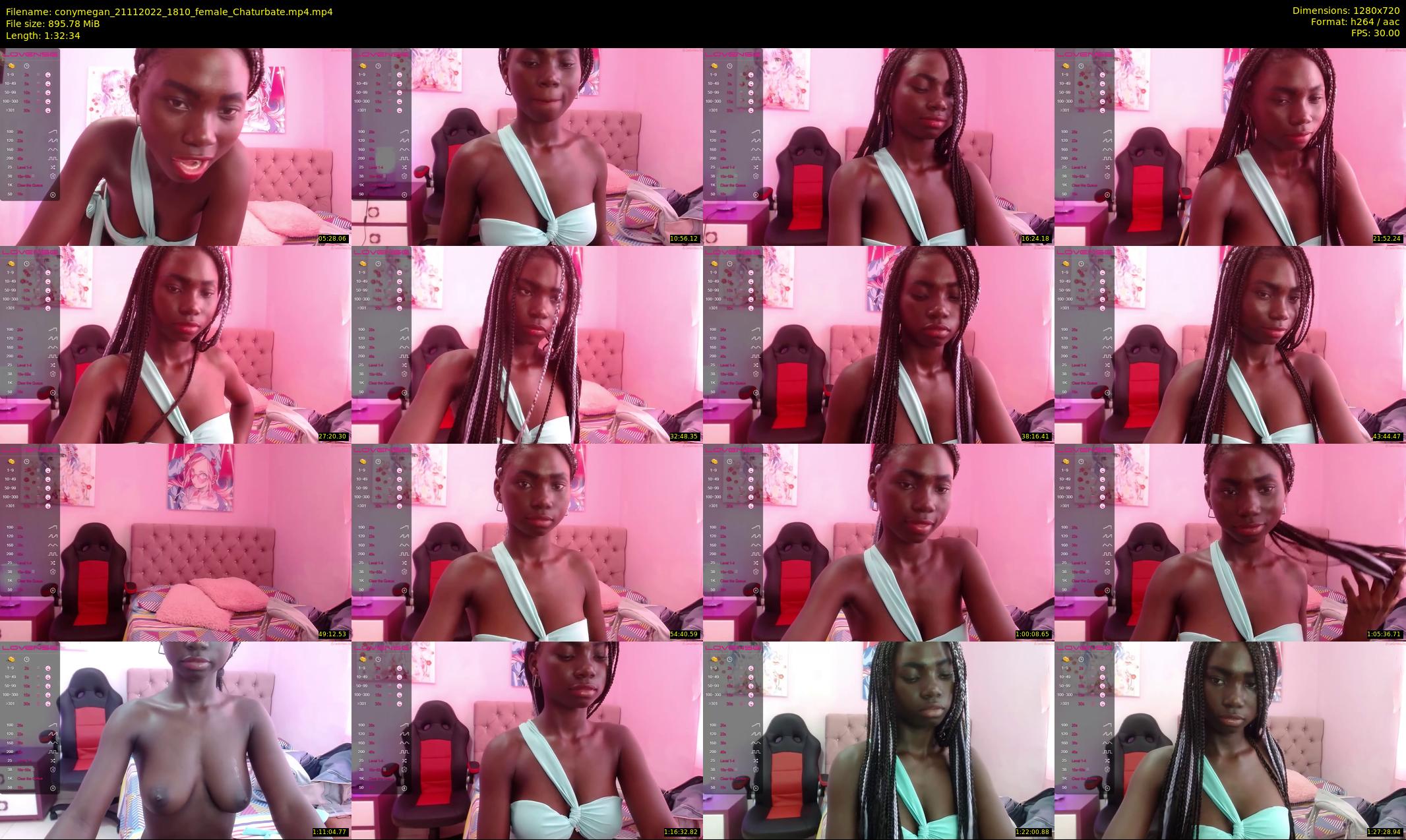 conymegan — 93 minute Chaturbate female cam show recording, 720p, Nov 21, 2022