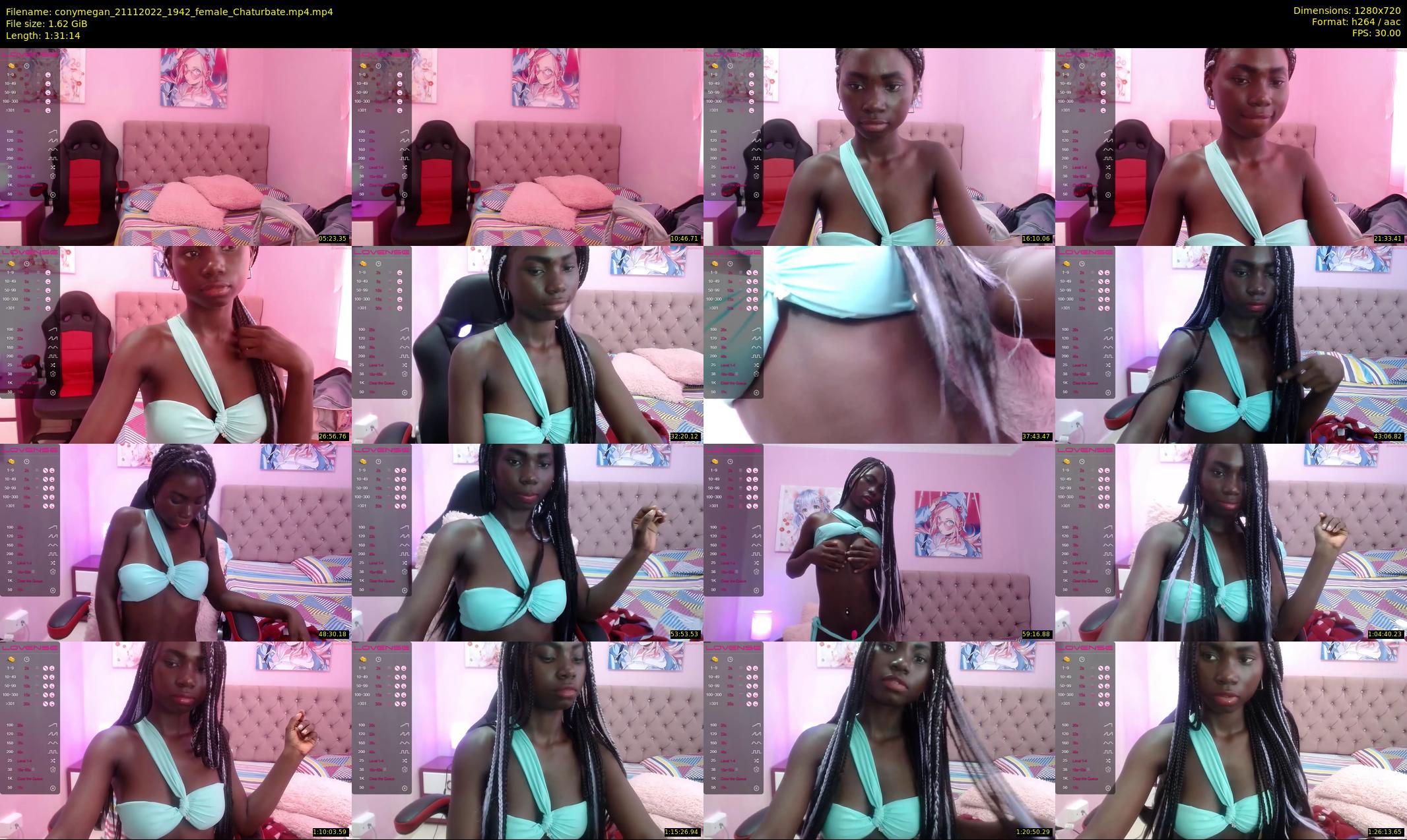 conymegan — 92 minute Chaturbate female cam show recording, 720p, Nov 21, 2022