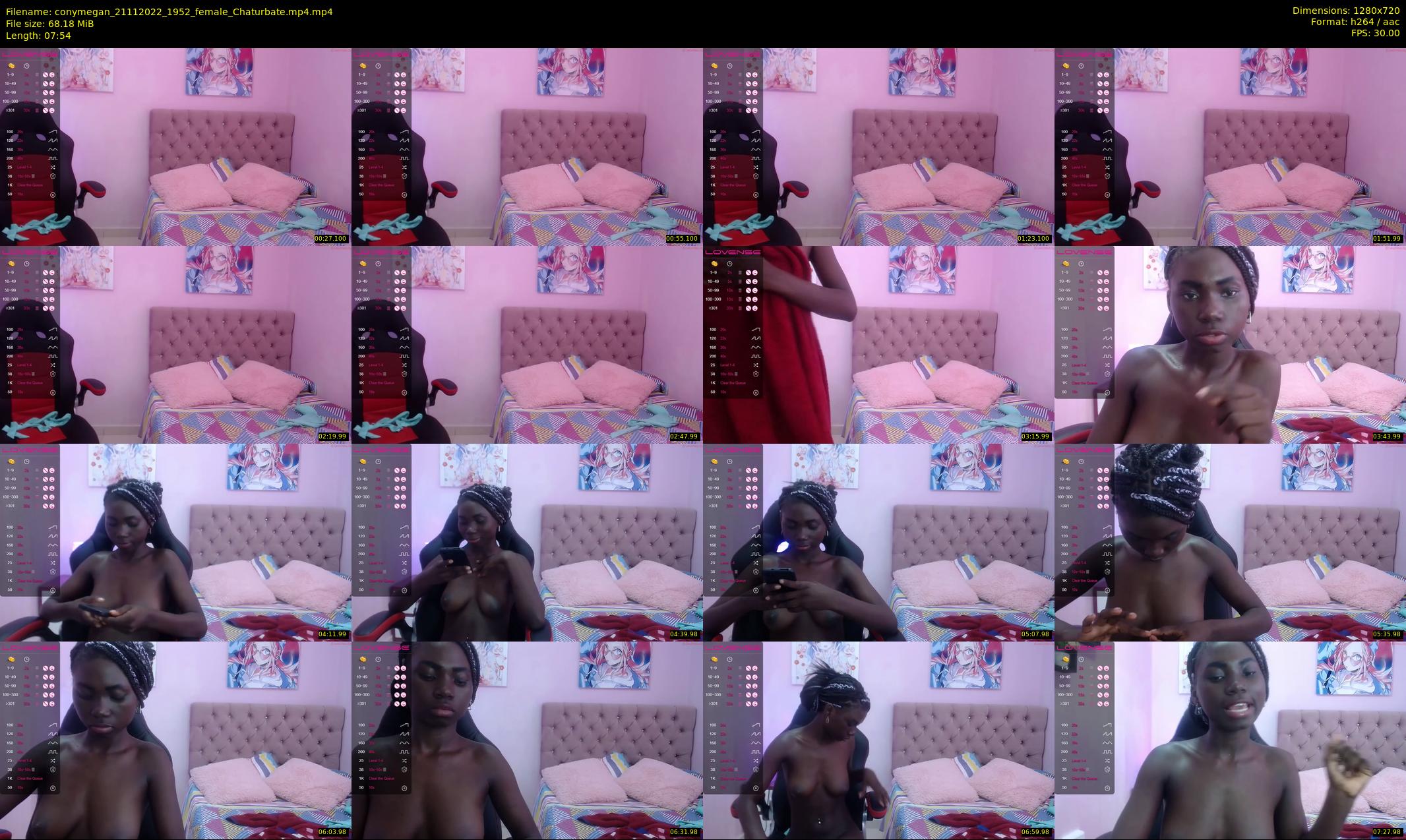 conymegan — 8 minute Chaturbate female cam show recording, 720p, Nov 21, 2022