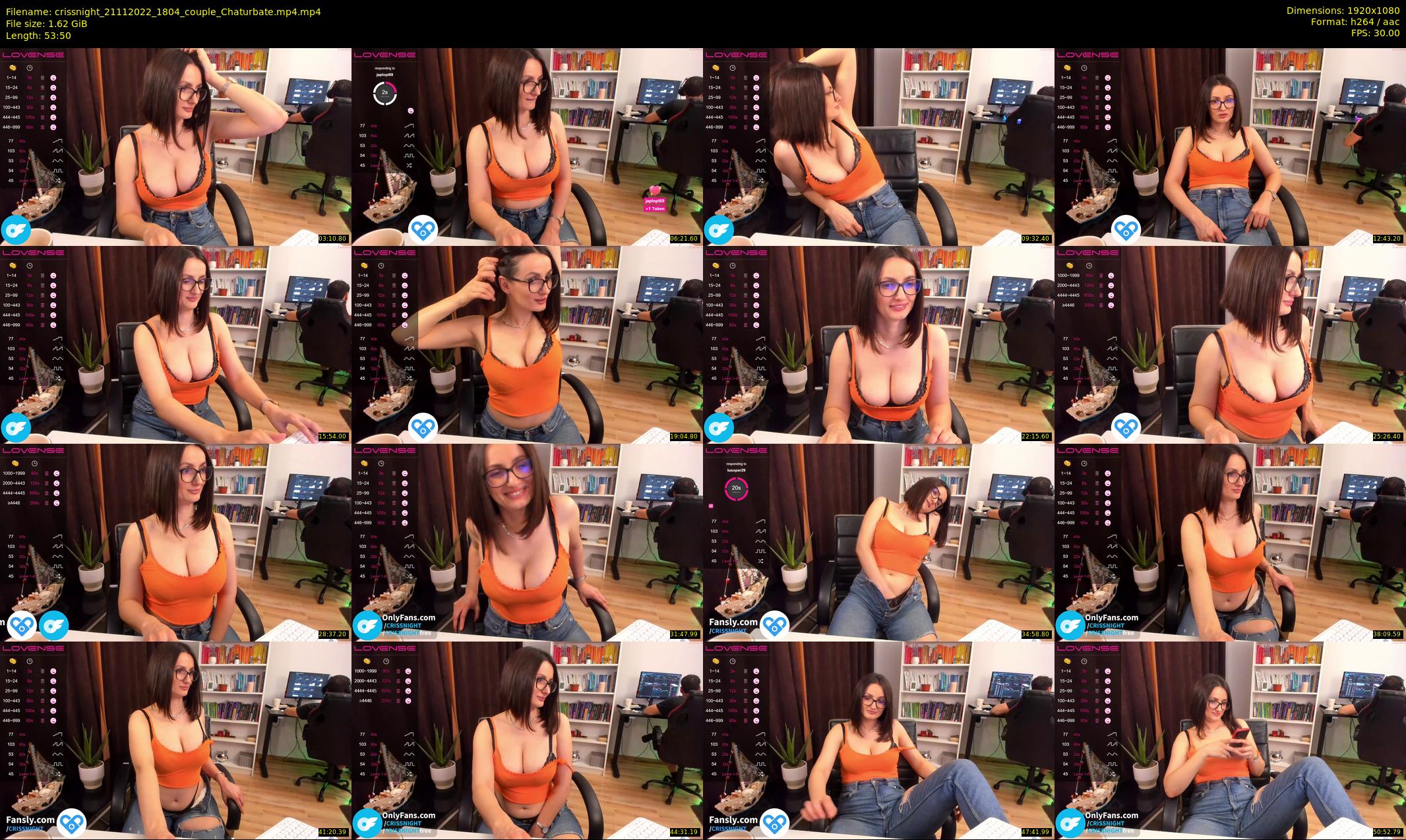 crissnight — 54 minute Chaturbate female cam show recording, 1080p, Nov 21, 2022