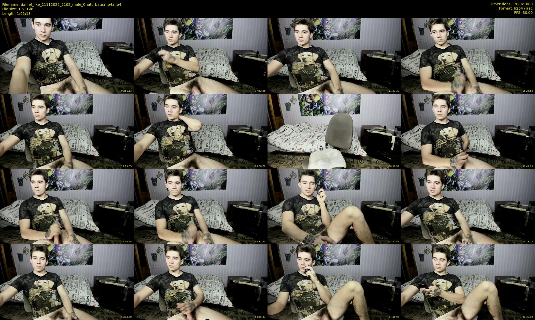 daniel_like — 66 minute Chaturbate male cam show recording, 1080p, Nov 21, 2022