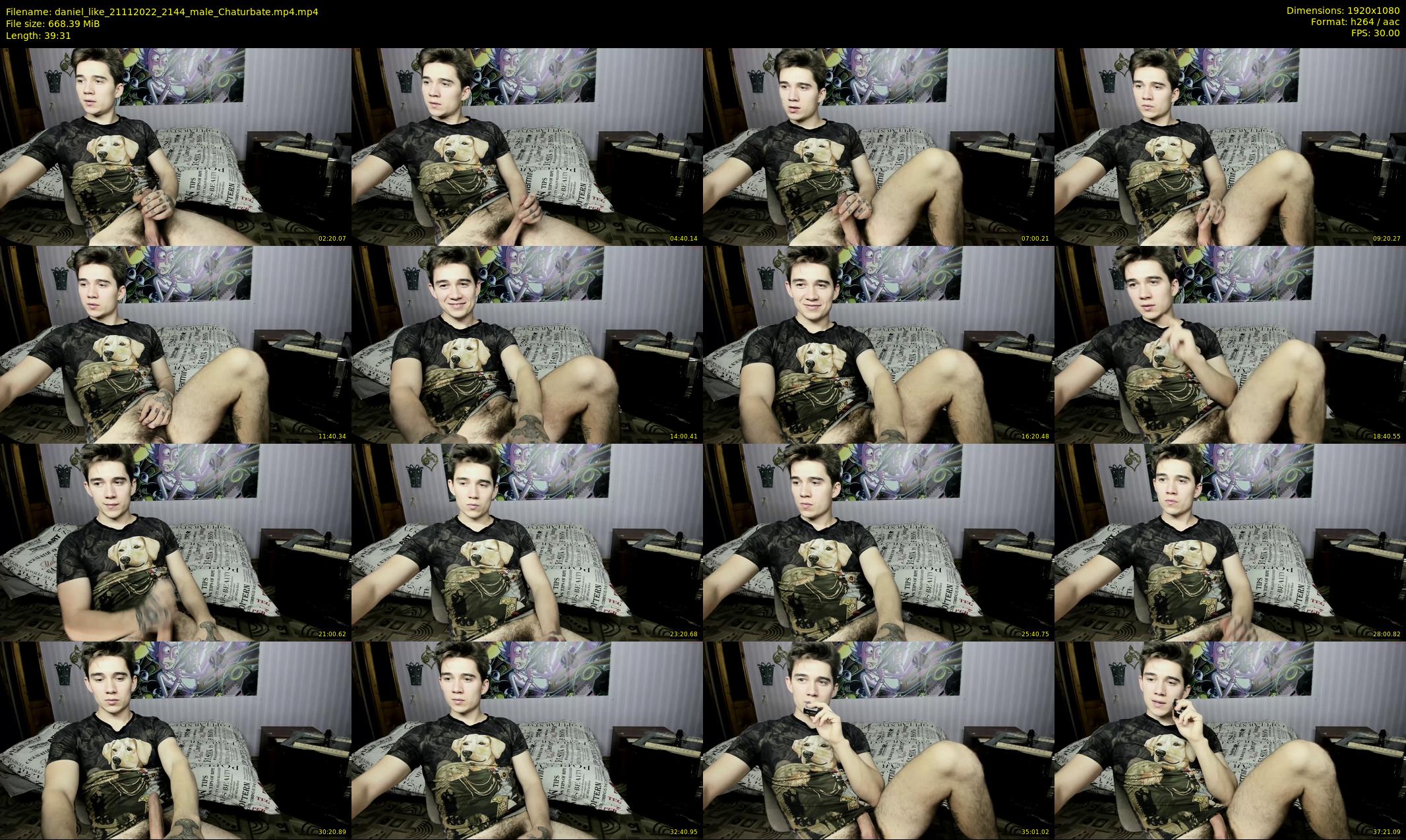 daniel_like — 40 minute Chaturbate male cam show recording, 1080p, Nov 21, 2022