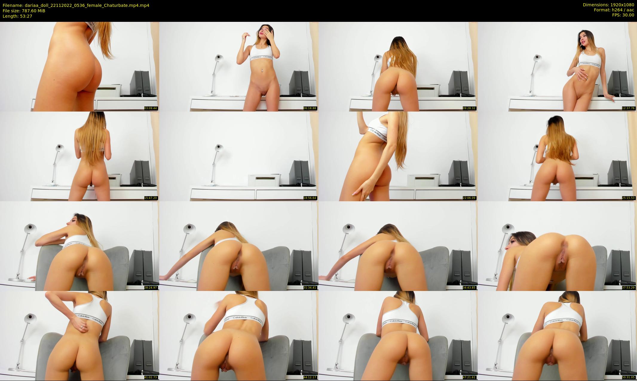 dariaa_doll — 54 minute Chaturbate female cam show recording, 1080p, Nov 22, 2022