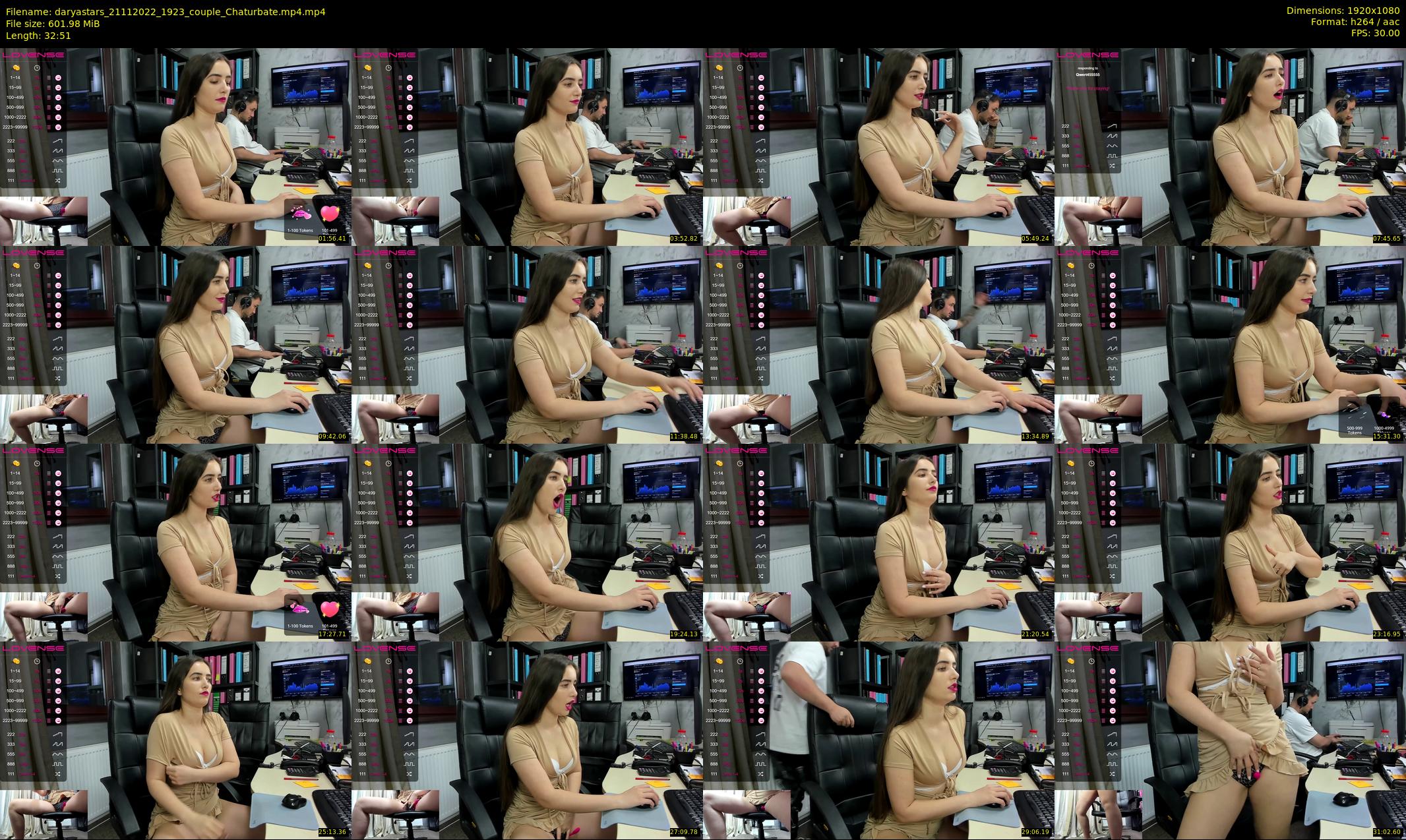 daryastars — 33 minute Chaturbate couple cam show recording, 1080p, Nov 21, 2022