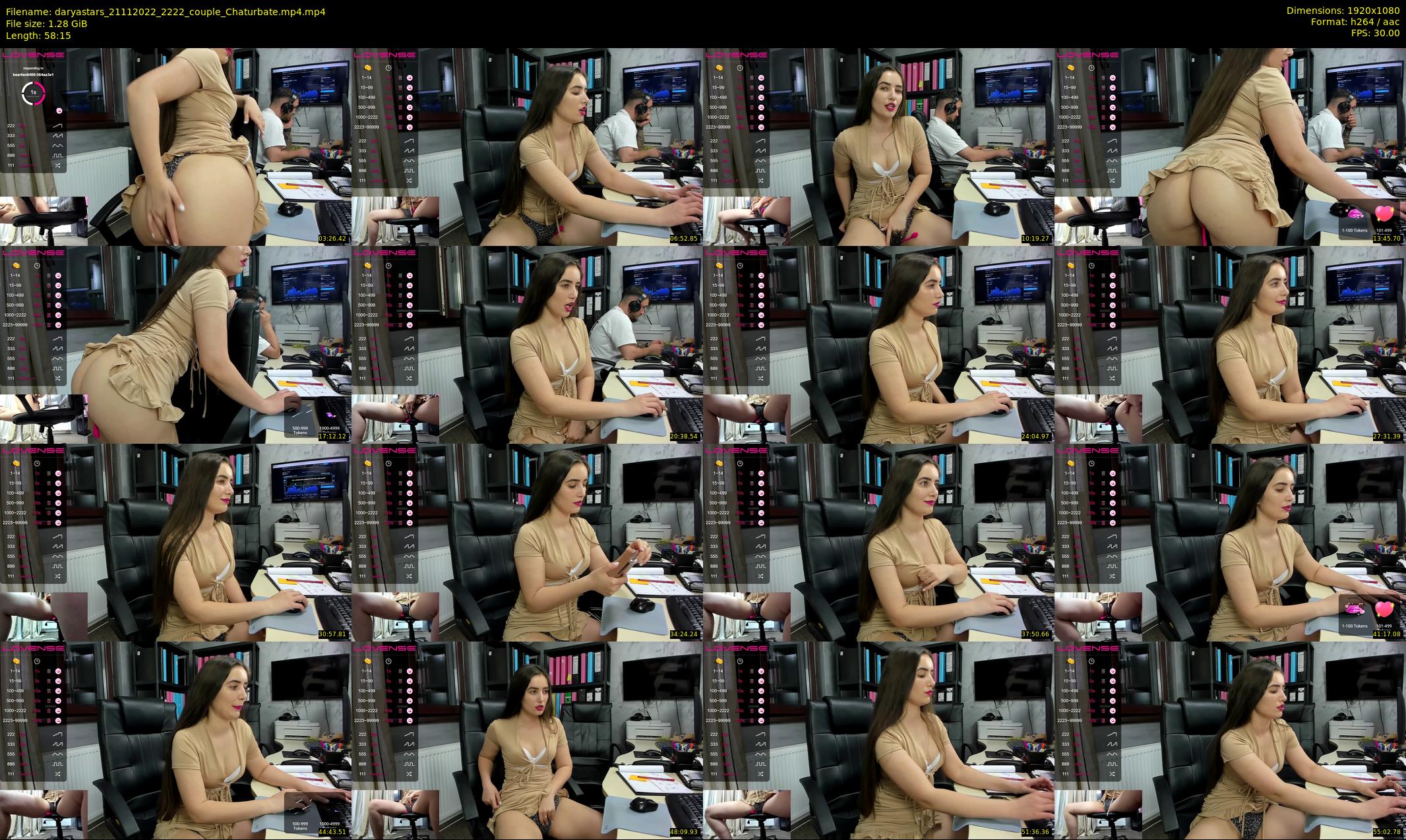 daryastars — 59 minute Chaturbate couple cam show recording, 1080p, Nov 21, 2022