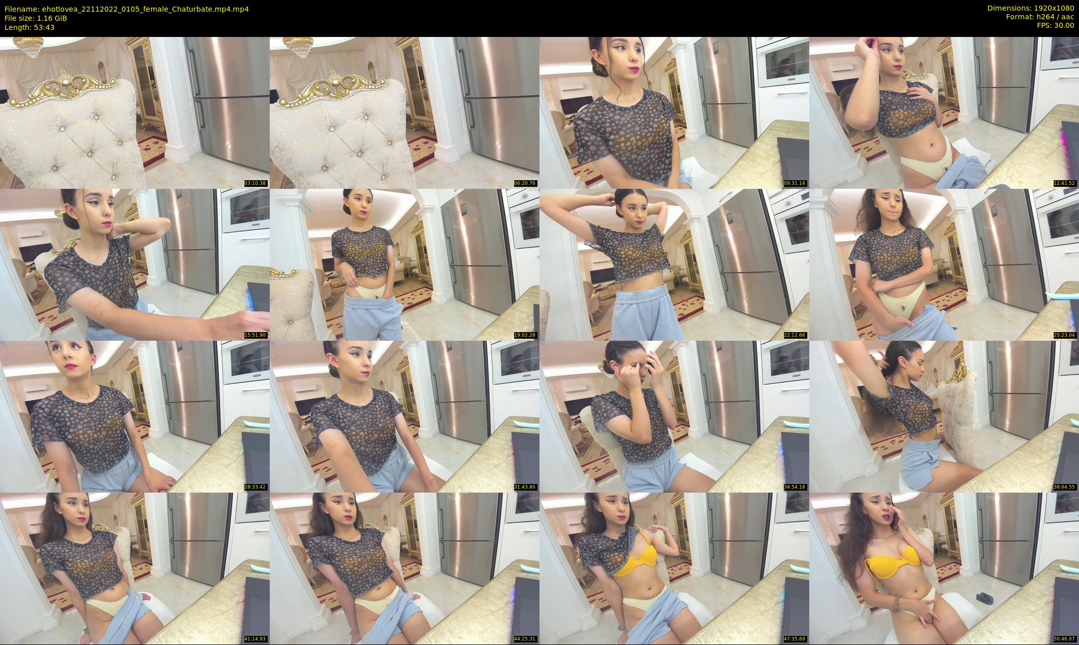 ehotlovea — 54 minute Chaturbate female cam show recording, 1080p, Nov 22, 2022
