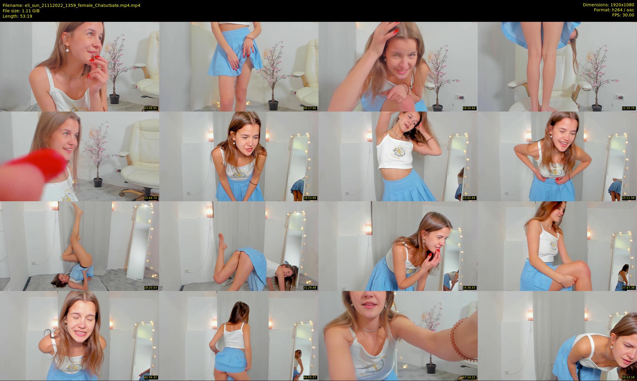 eli_sun — 54 minute Chaturbate female cam show recording, 1080p, Nov 21, 2022