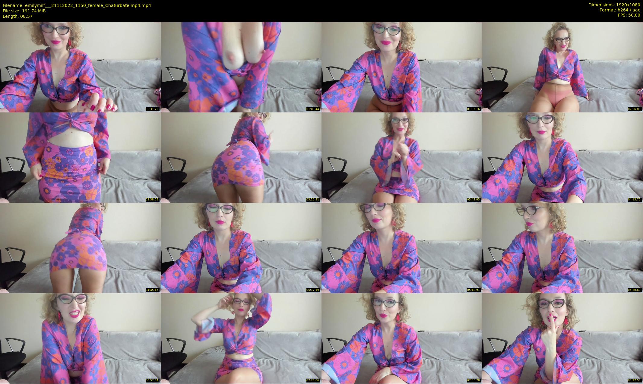 emilymilf__ — 9 minute Chaturbate female cam show recording, 1080p, Nov 21, 2022