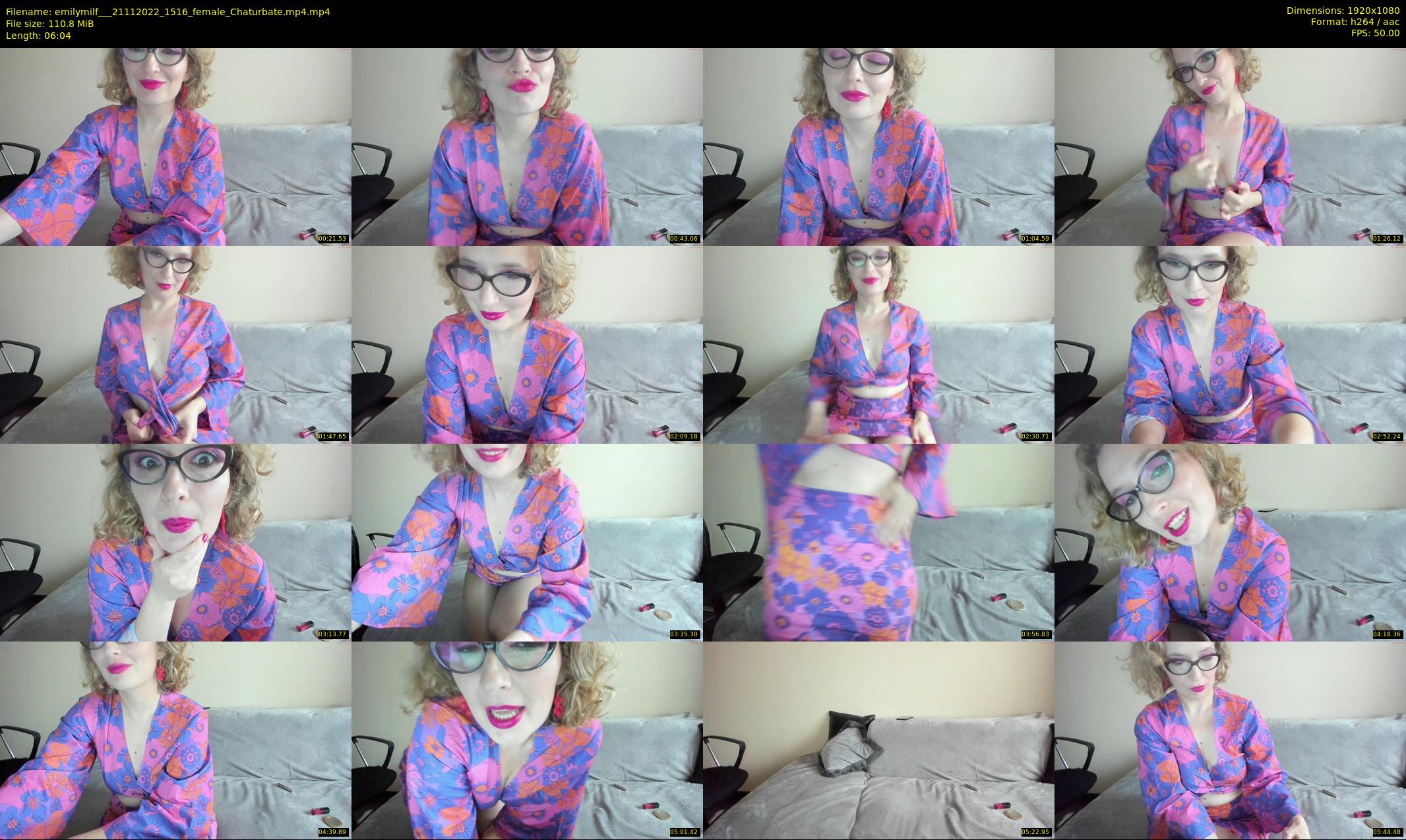 emilymilf__ — 7 minute Chaturbate female cam show recording, 1080p, Nov 21, 2022