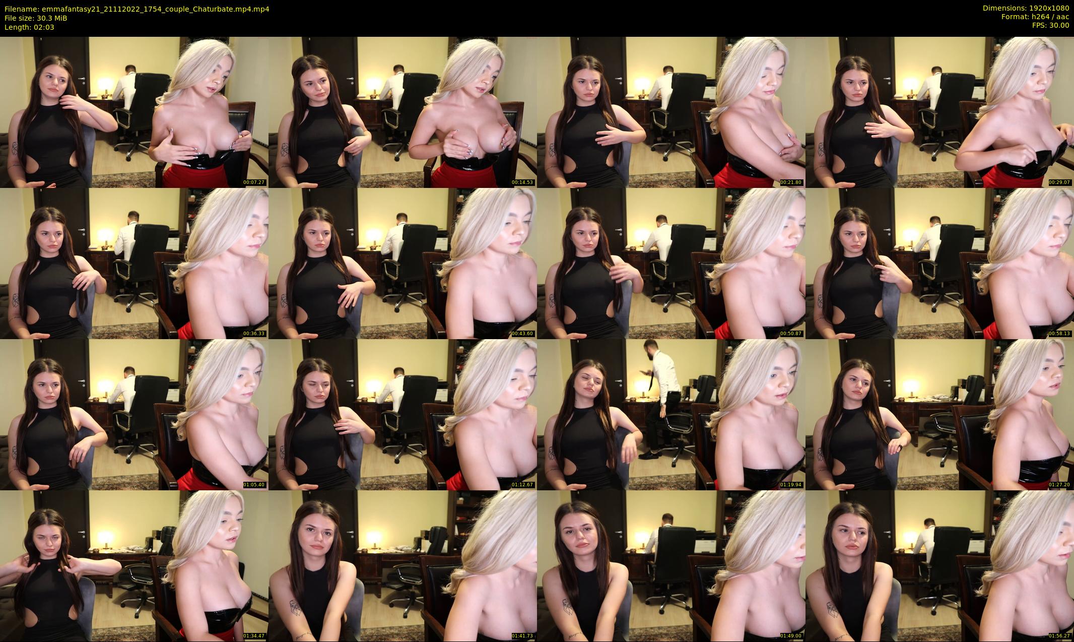 emmafantasy21 — 3 minute Chaturbate couple cam show recording, 1080p, Nov 21, 2022