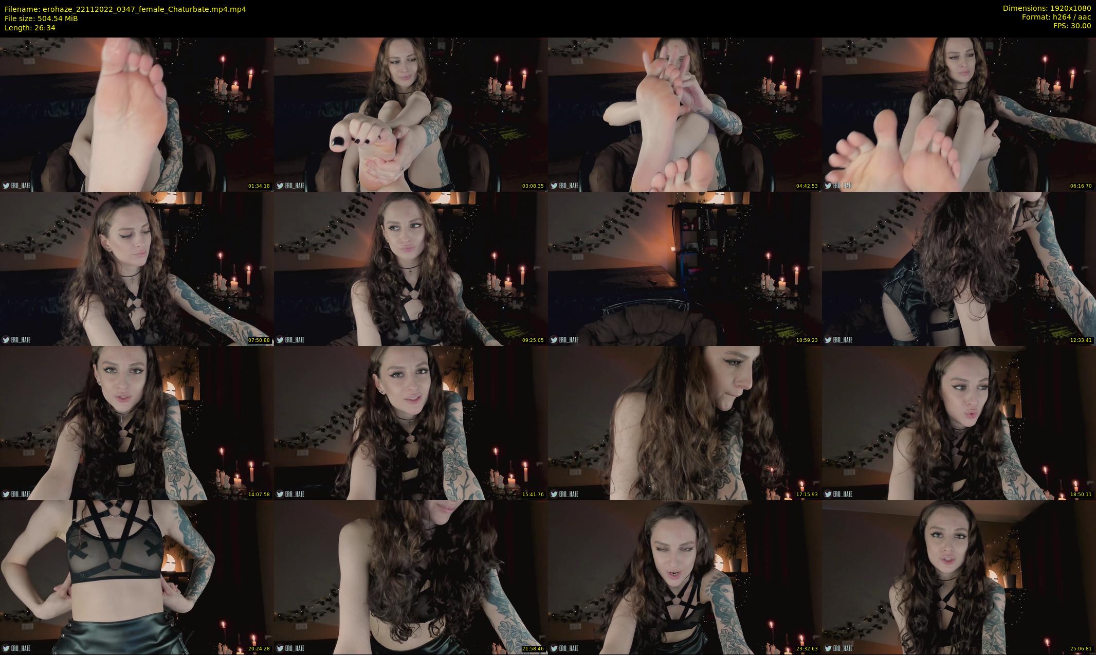 erohaze — 27 minute Chaturbate female cam show recording, 1080p, Nov 22, 2022