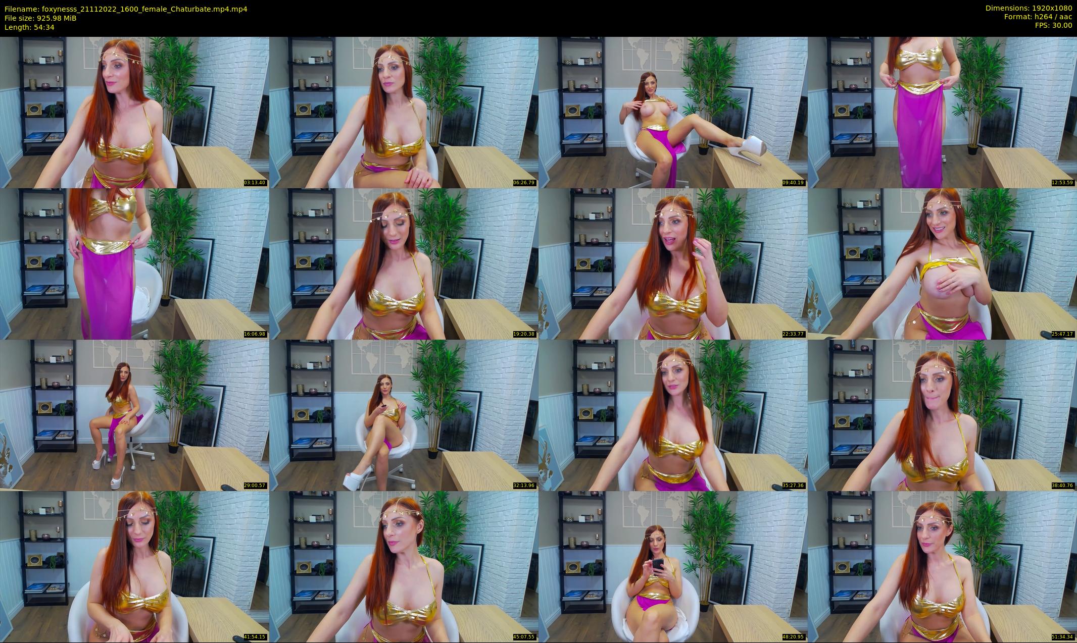 foxynesss — 55 minute Chaturbate female cam show recording, 1080p, Nov 21, 2022